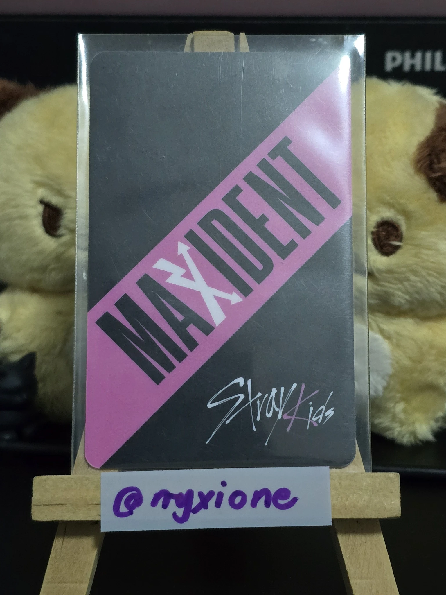 Stray Kids Felix Stray Kids - Felix - Maxident Album soundwave lucky draw round 1 pvc card listing photo 2