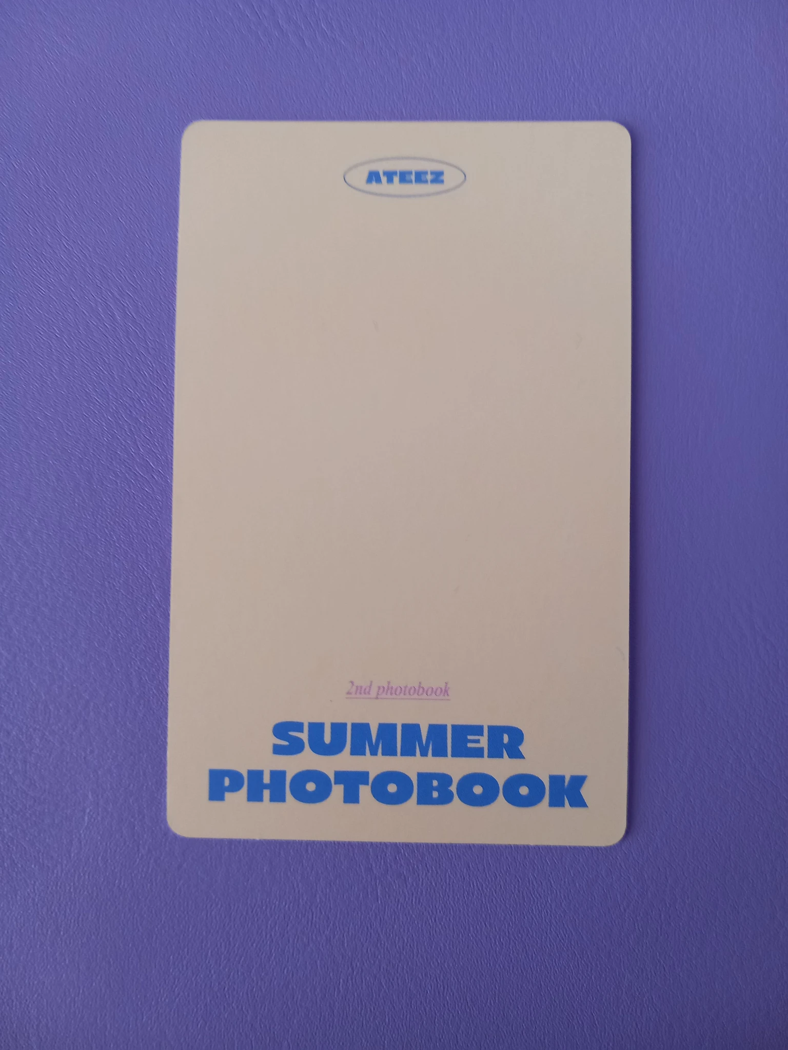 ATEEZ Yunho ATEEZ - Yunho - 2022 SUMMER PHOTOBOOK Other mymusictaste (mmt) pob (pre-order benefit) listing photo 2