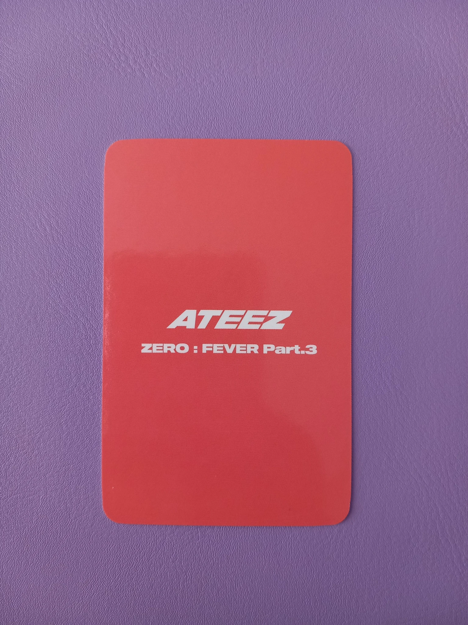 ATEEZ Yunho ATEEZ - Yunho - ZERO : FEVER Part.3 Album everline video call/fancall round 3 listing photo 2