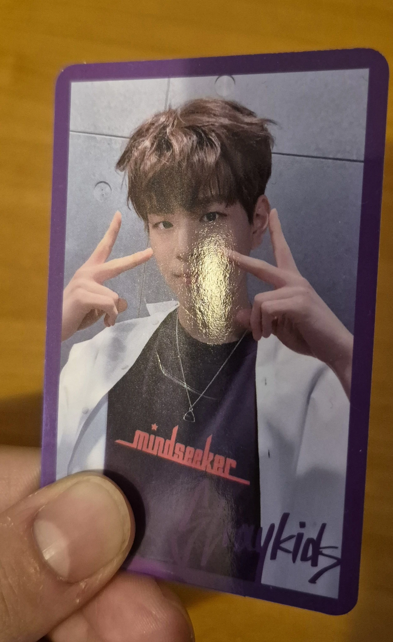 Stray Kids Seungmin Stray Kids - Seungmin - Clé 1: Miroh Album album photocard purple border ver. listing photo 2