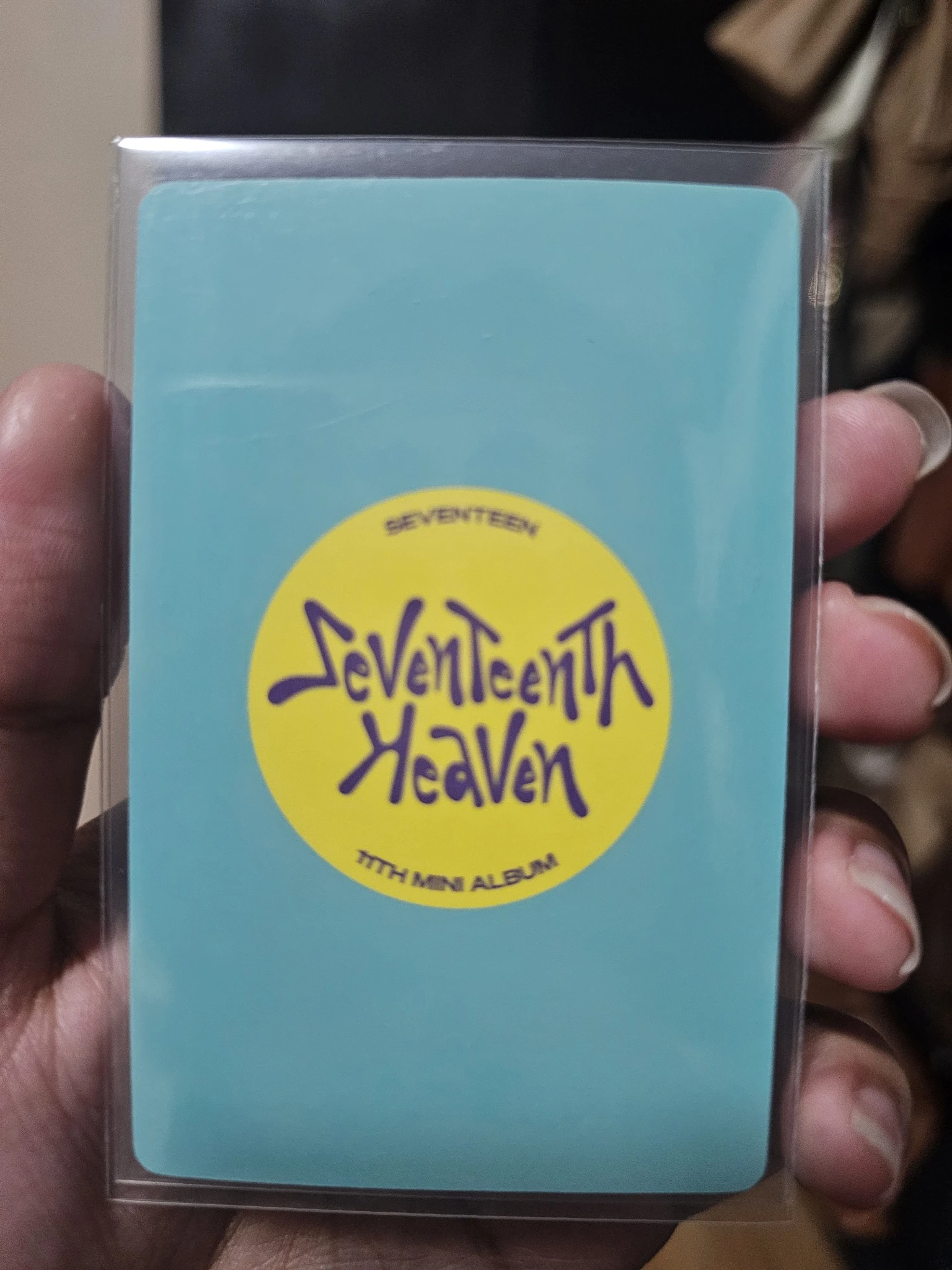 SEVENTEEN S.Coups SEVENTEEN - S.Coups - Seventeenth Heaven Album pre-order benefit (pob) yizhiyu round 1 listing photo 2