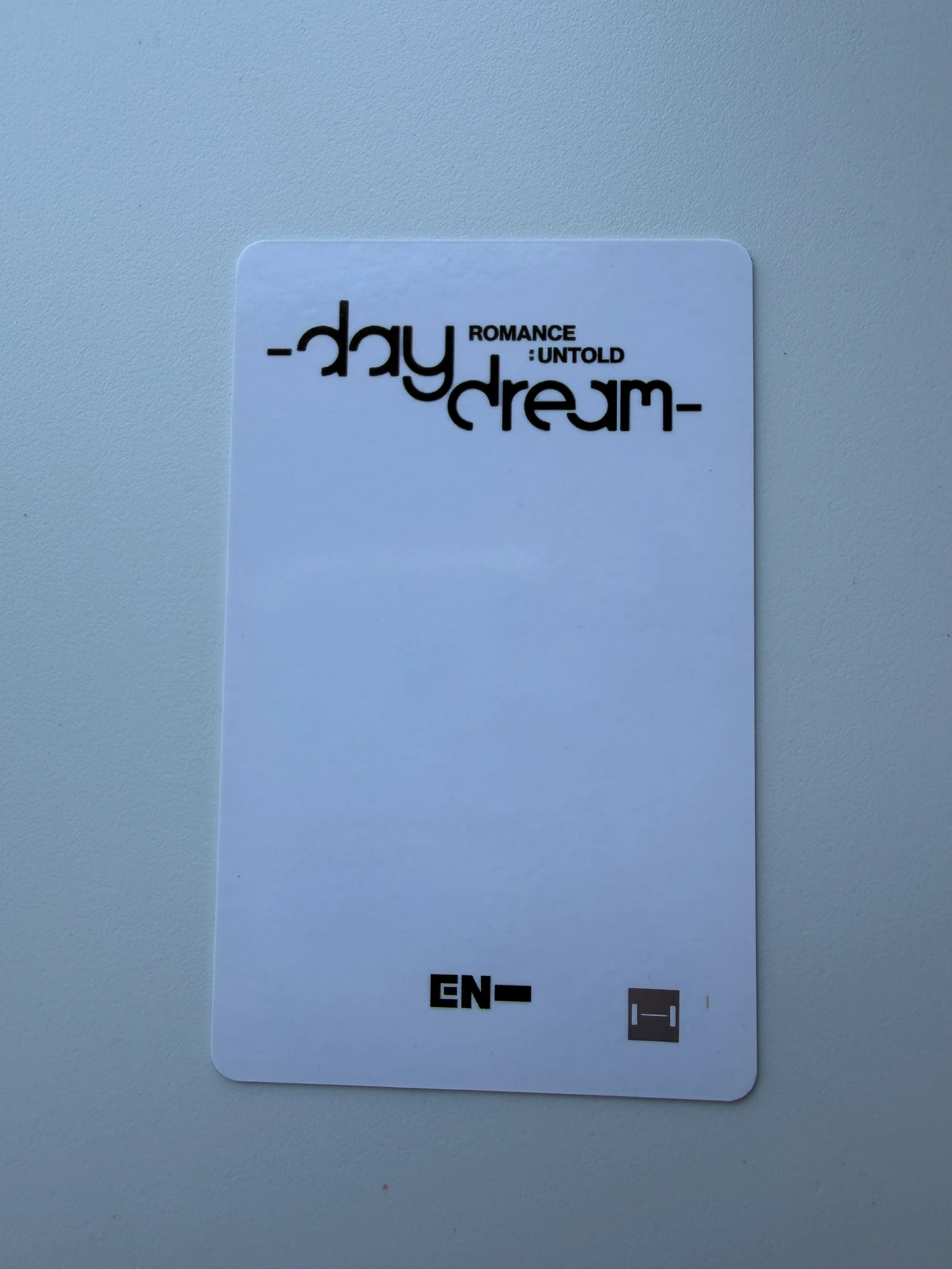 ENHYPEN Ni-ki ENHYPEN - Ni-ki - ROMANCE: UNTOLD-DAYDREAM- Album musicplant round 2 lucky draw listing photo 2