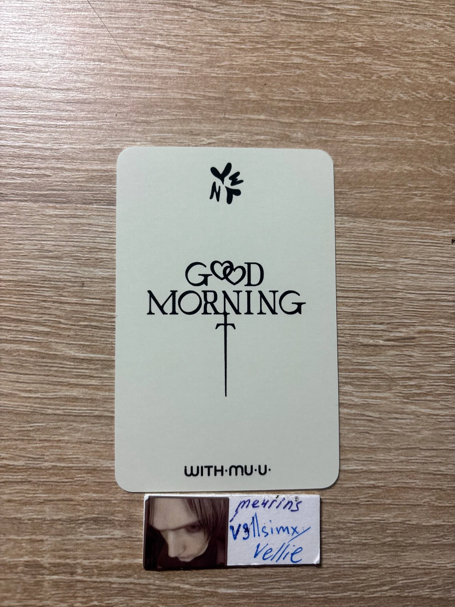 Yena Yena Yena - Yena - GOOD MORNING Album withmuu round 2 video call (fancall) listing photo 2