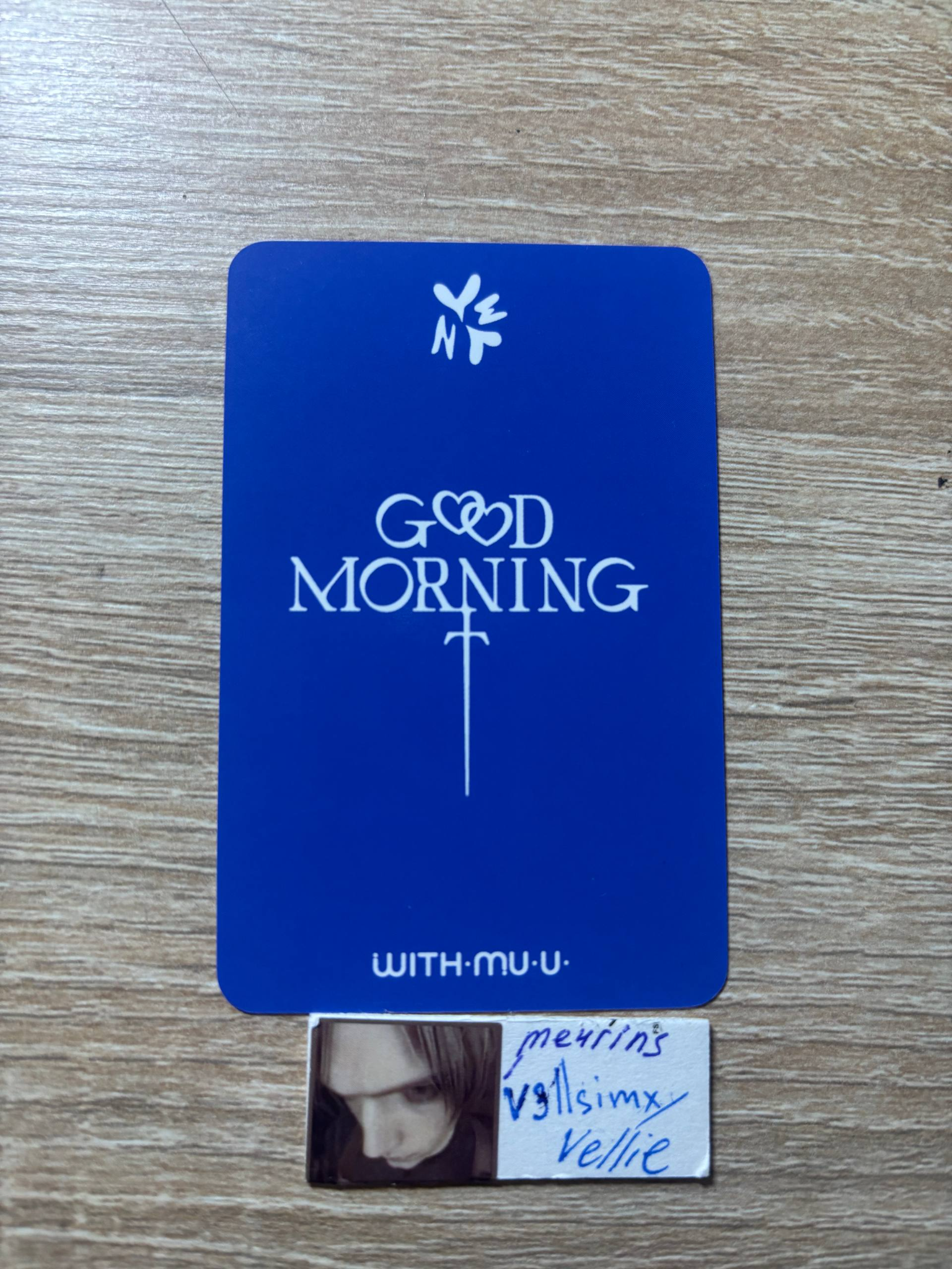 Yena Yena Yena - Yena - GOOD MORNING Album withmuu video call (fancall) round 1 listing photo 2