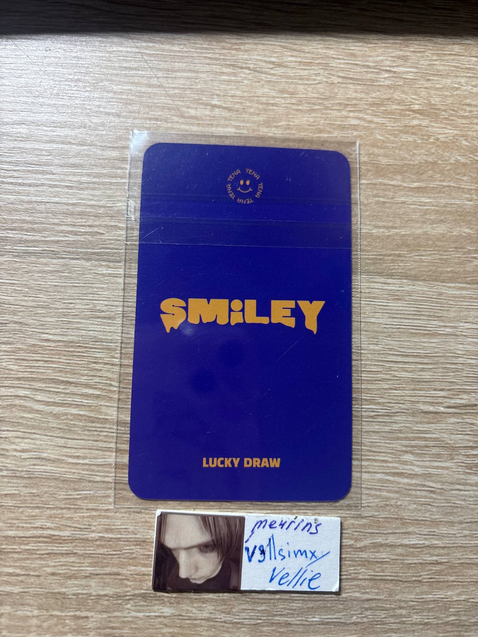 Yena Yena Yena - Yena - SMiLEY Album round 1 apple music lucky draw listing photo 2