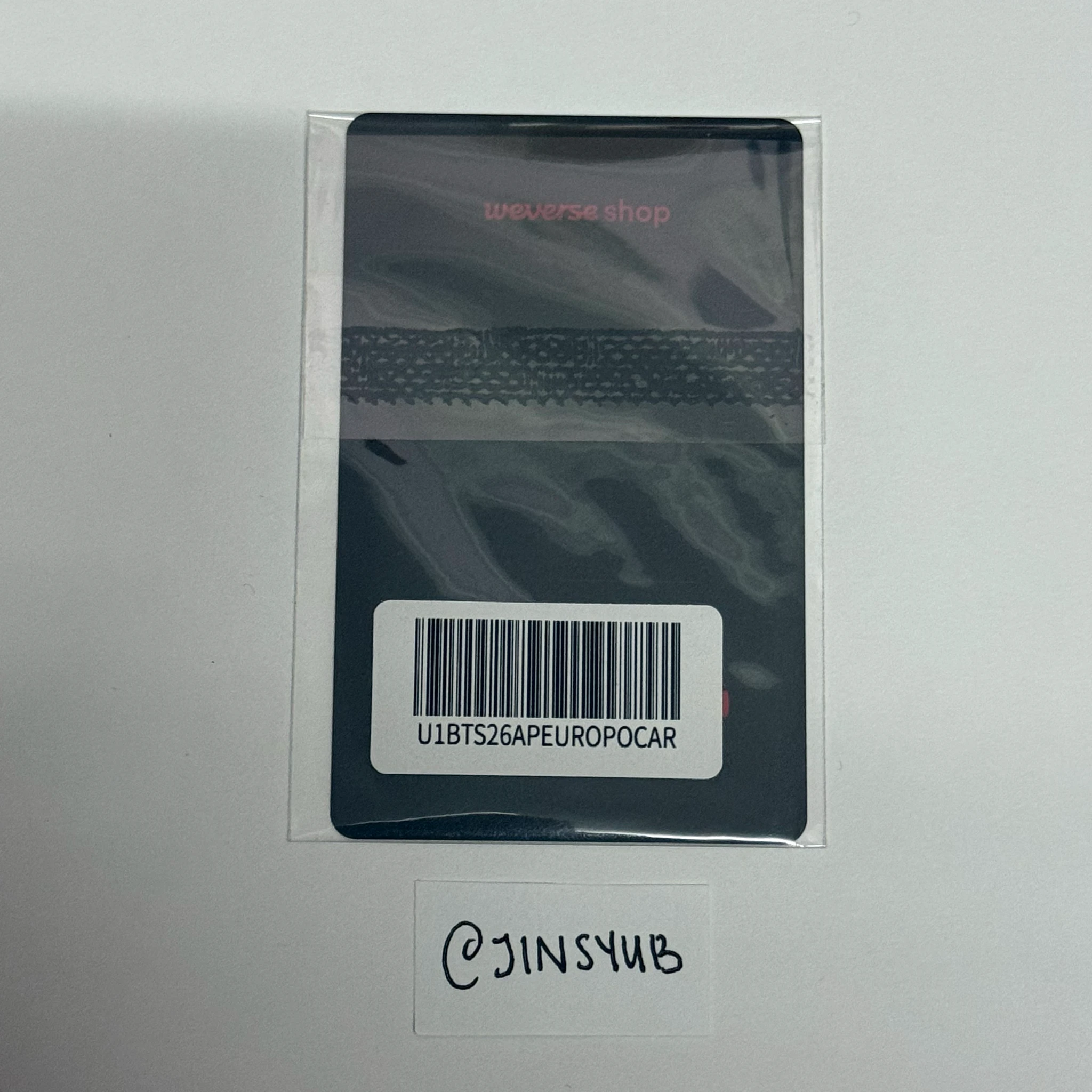 BTS Jungkook BTS - Jungkook - ARIRANG World Tour Event lucky draw (LD) album pick-up weverse global shop (wvg) europe (EU) exclusive listing photo 2