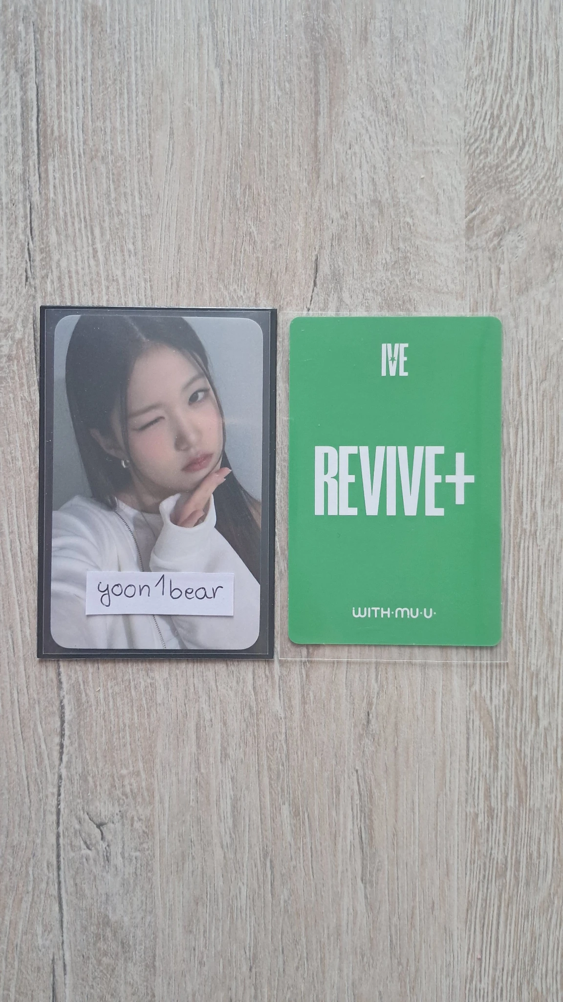 IVE Leeseo IVE - Leeseo - REVIVE+ Album pob (pre-order benefit) withmuu album photocard listing photo 2