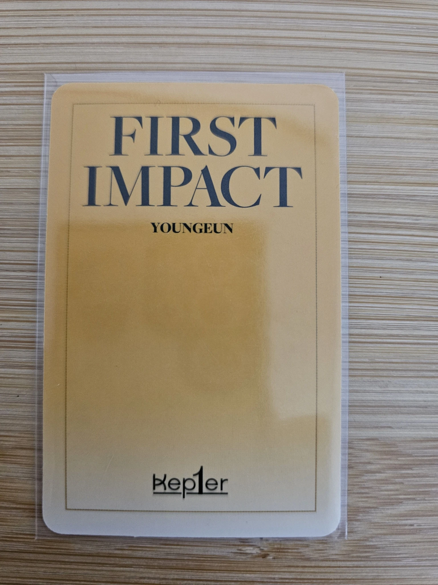 Kep1er Youngeun Kep1er - Youngeun - First Impact Album album photocard listing photo 2