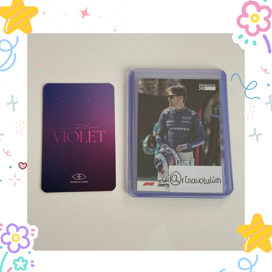 PURPLE KISS Swan PURPLE KISS - Swan - INTO VIOLET Album musickorea (music korea) pob (pre-order benefit) listing photo 2