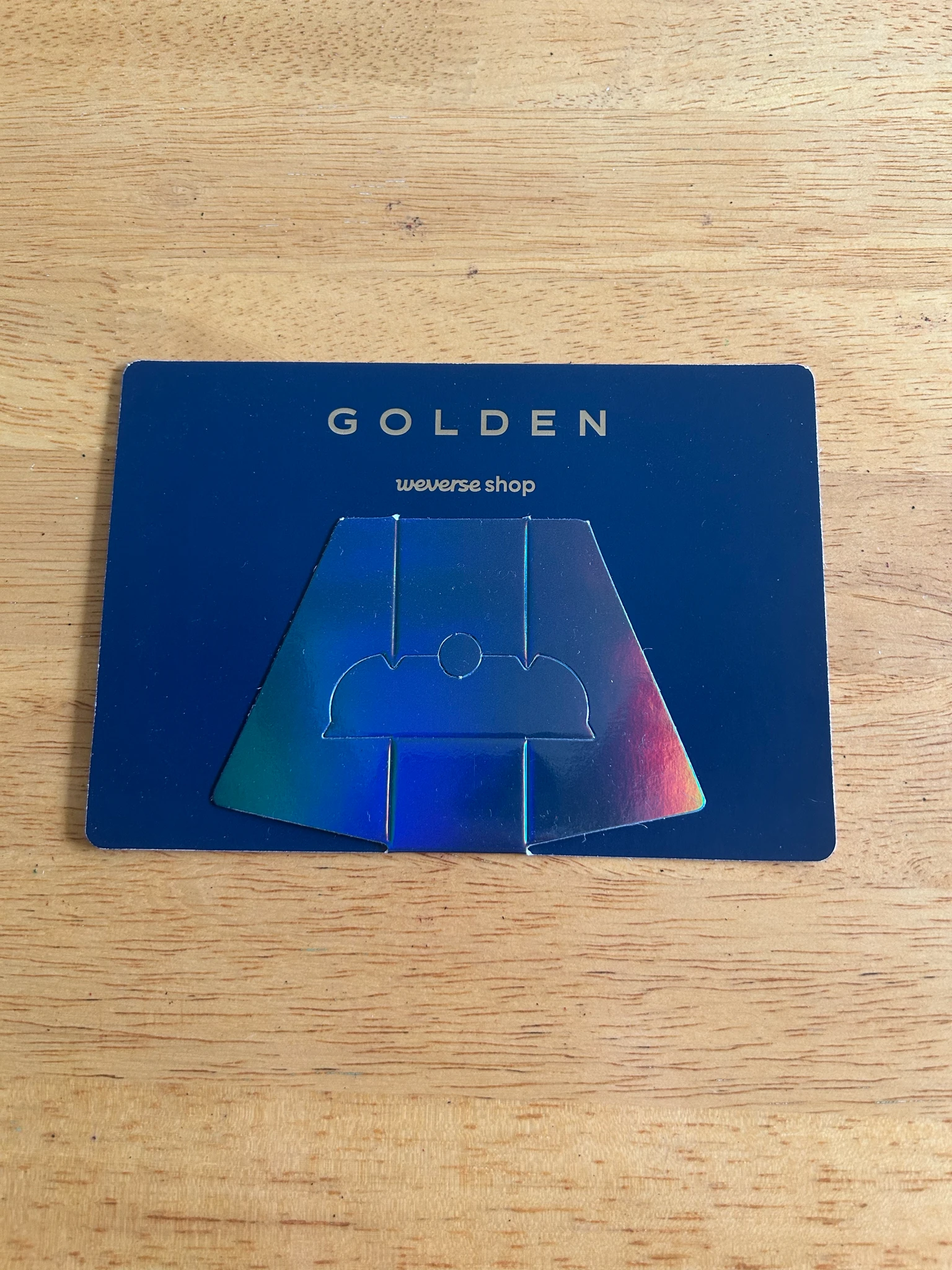 BTS Jungkook BTS - Jungkook - Golden Album weverse global pre-order benefit hologram photo frame listing photo 2