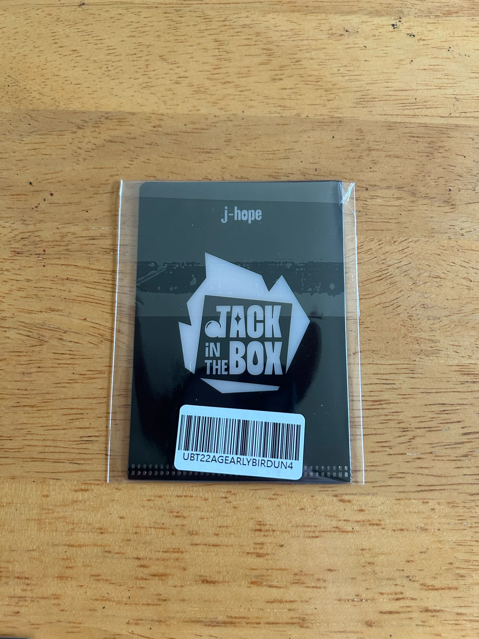 BTS j-hope BTS - j-hope - Jack In The Box Album weverse album version L holder translucent listing photo 2
