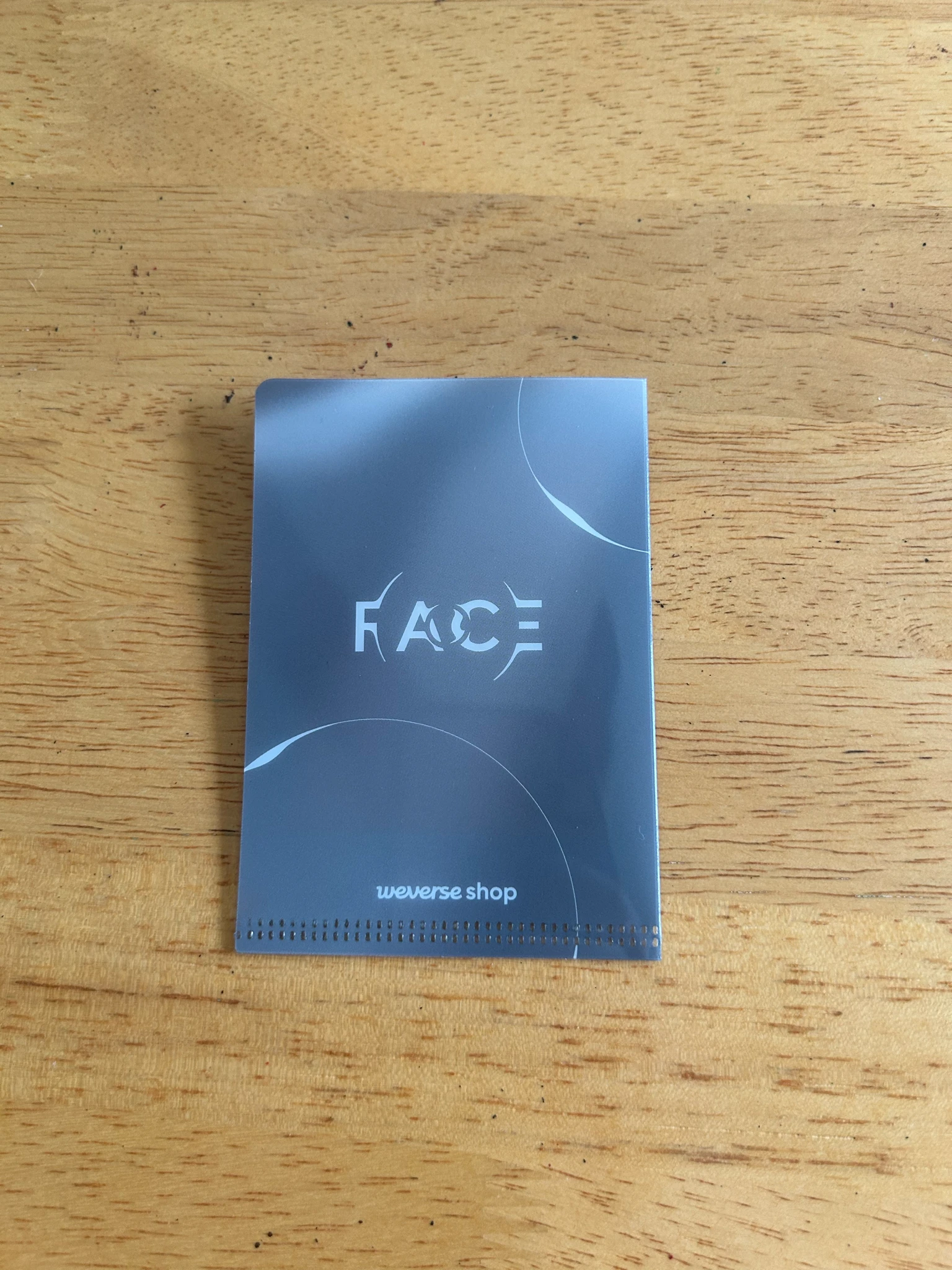 BTS Jimin BTS - Jimin - Face Album pob (pre-order benefit) weverse global shop (wvg) L holder listing photo 2