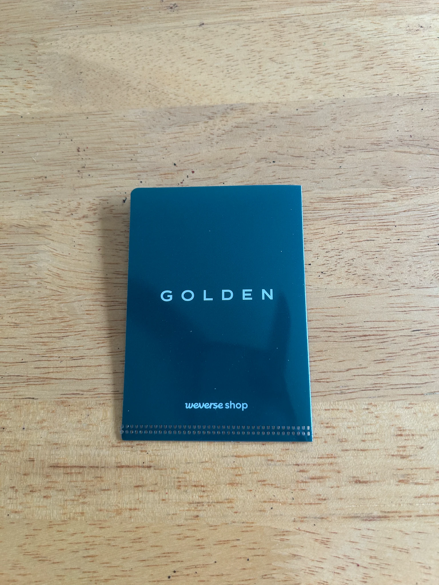 BTS Jungkook BTS - Jungkook - Golden Album weverse album version weverse global shop (wvg) L holder pob (pre-order benefit) listing photo 2
