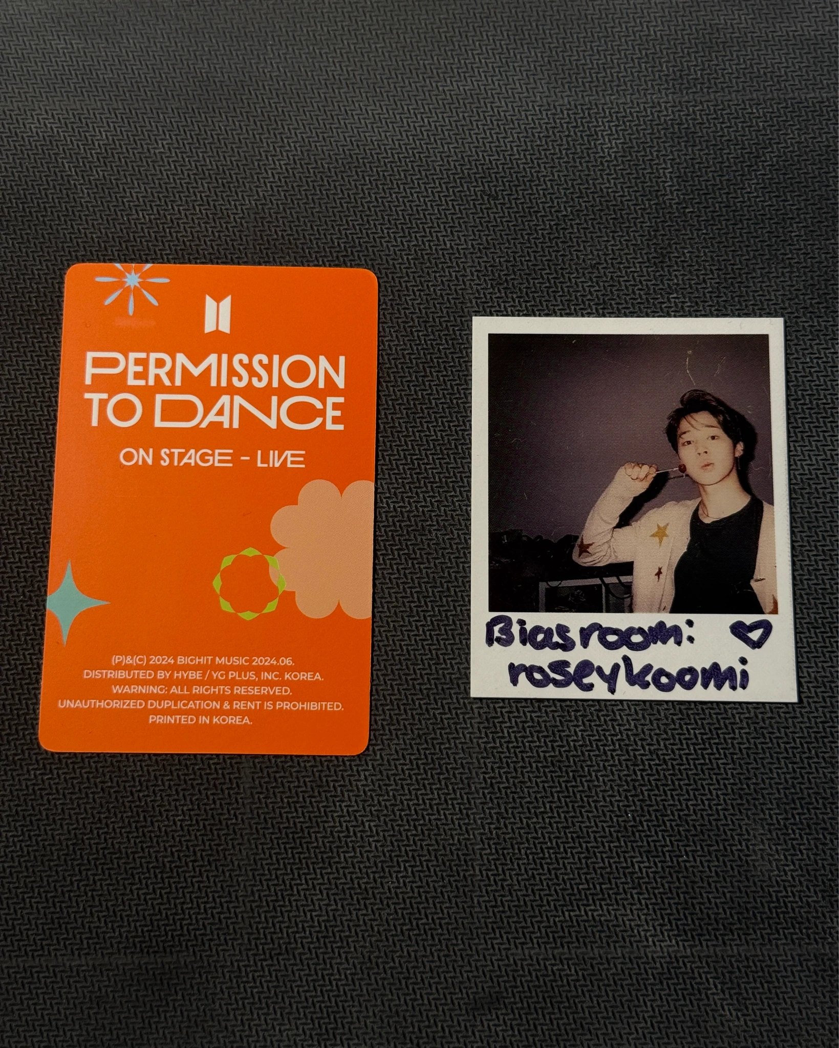 BTS RM BTS-RM-Album-Permission to Dance Live Album listing photo 2