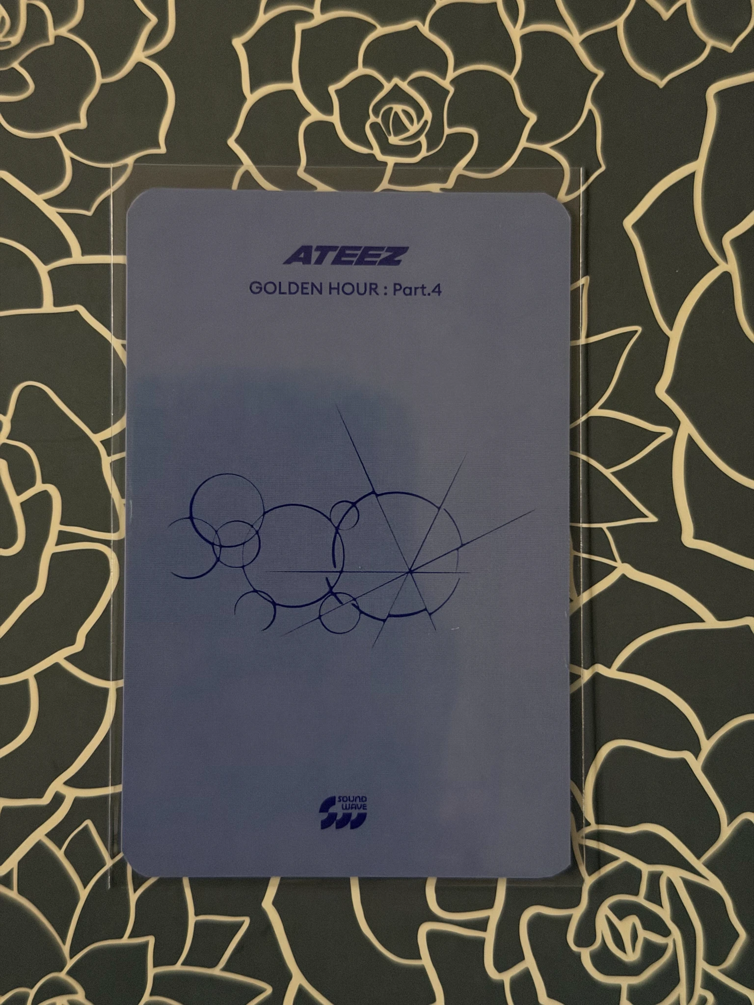 ATEEZ Hongjoong ATEEZ - Hongjoong - Golden Hour : Part.4 Album pob (pre-order benefit) soundwave listing photo 2
