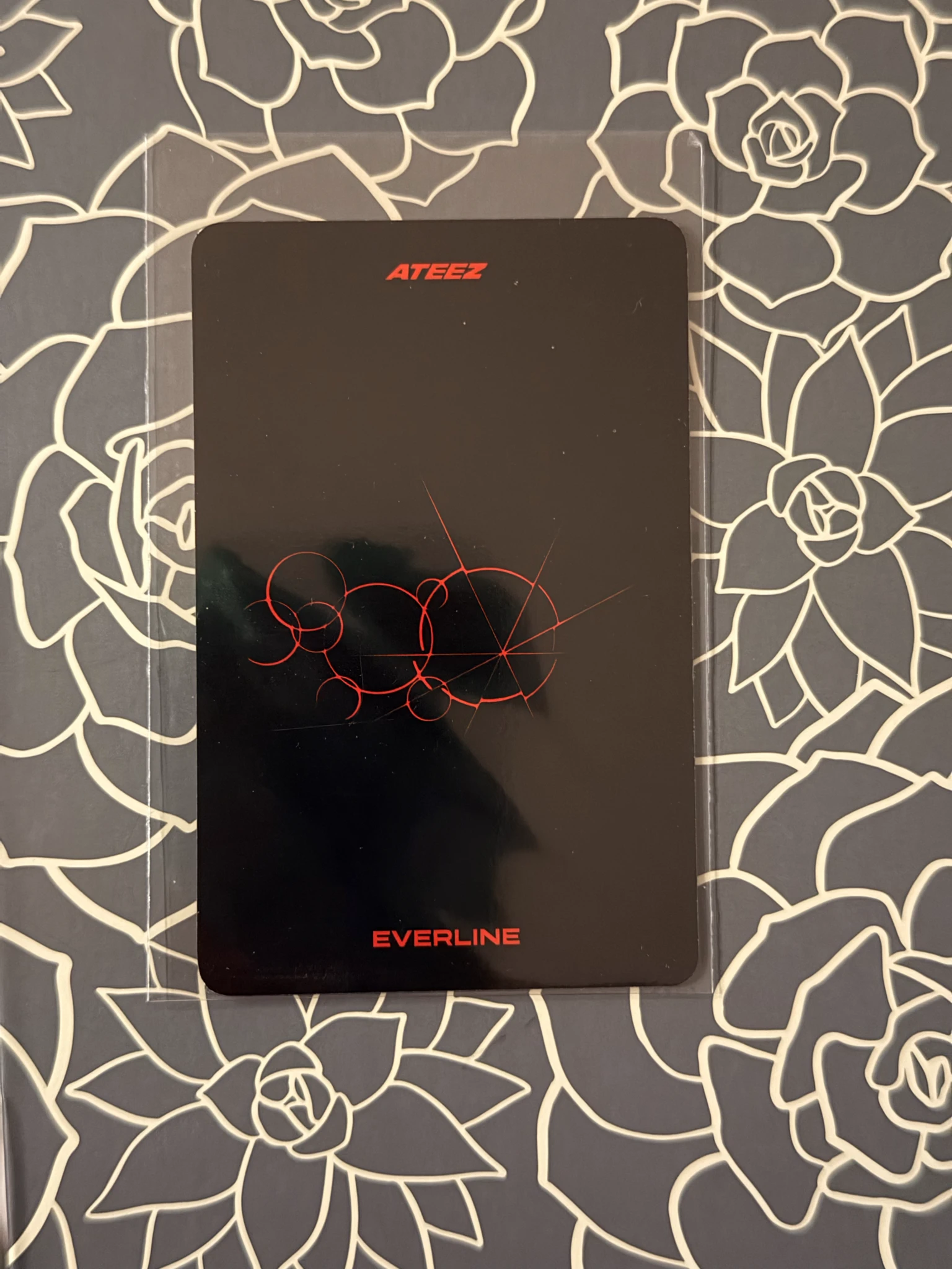 ATEEZ Hongjoong ATEEZ - Hongjoong - Golden Hour : Part.4 Album everline pob (pre-order benefit) round 1 listing photo 2