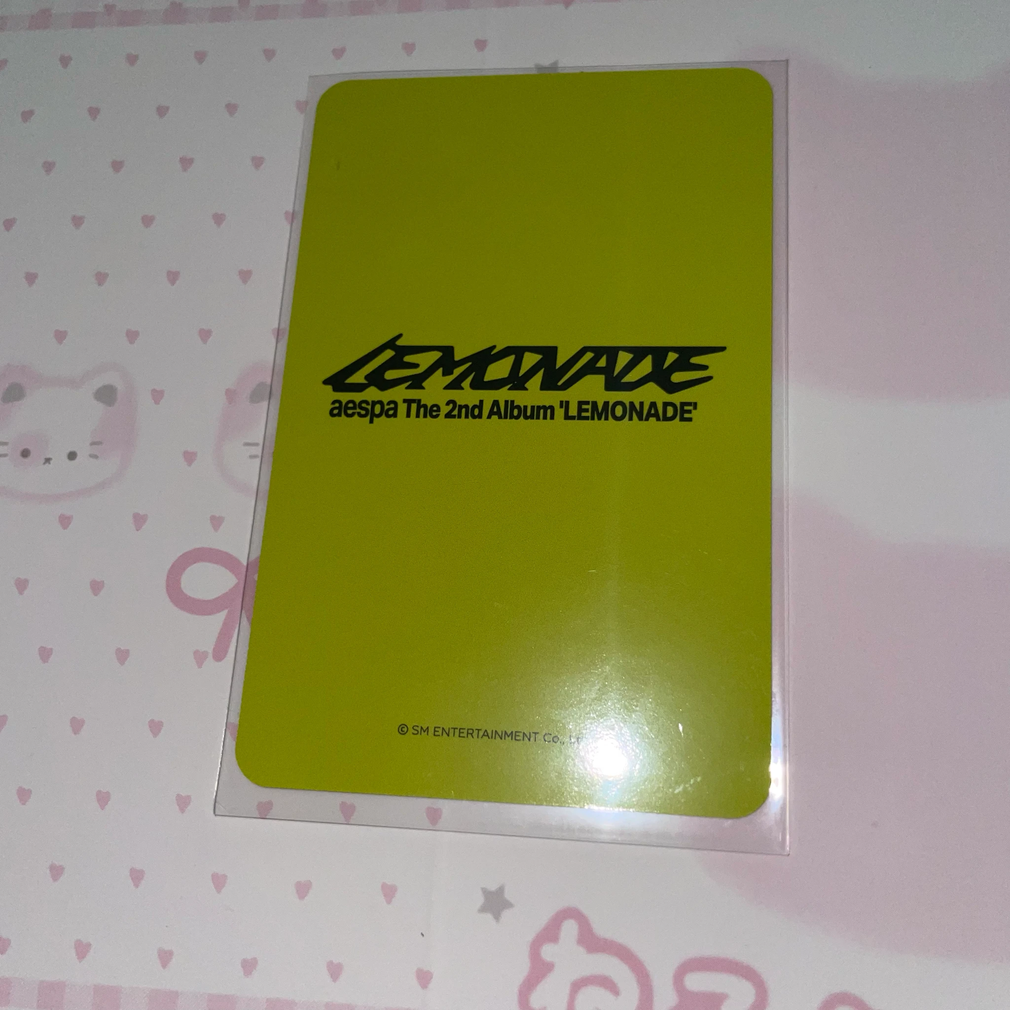 aespa Karina aespa - Karina - Lemonade Album pob (pre-order benefit) withmuu listing photo 2