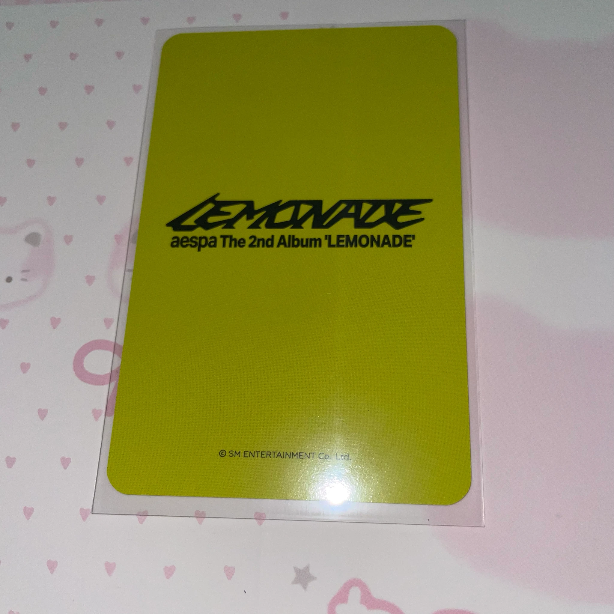 aespa Winter aespa - Winter - Lemonade Album pob (pre-order benefit) withmuu listing photo 2