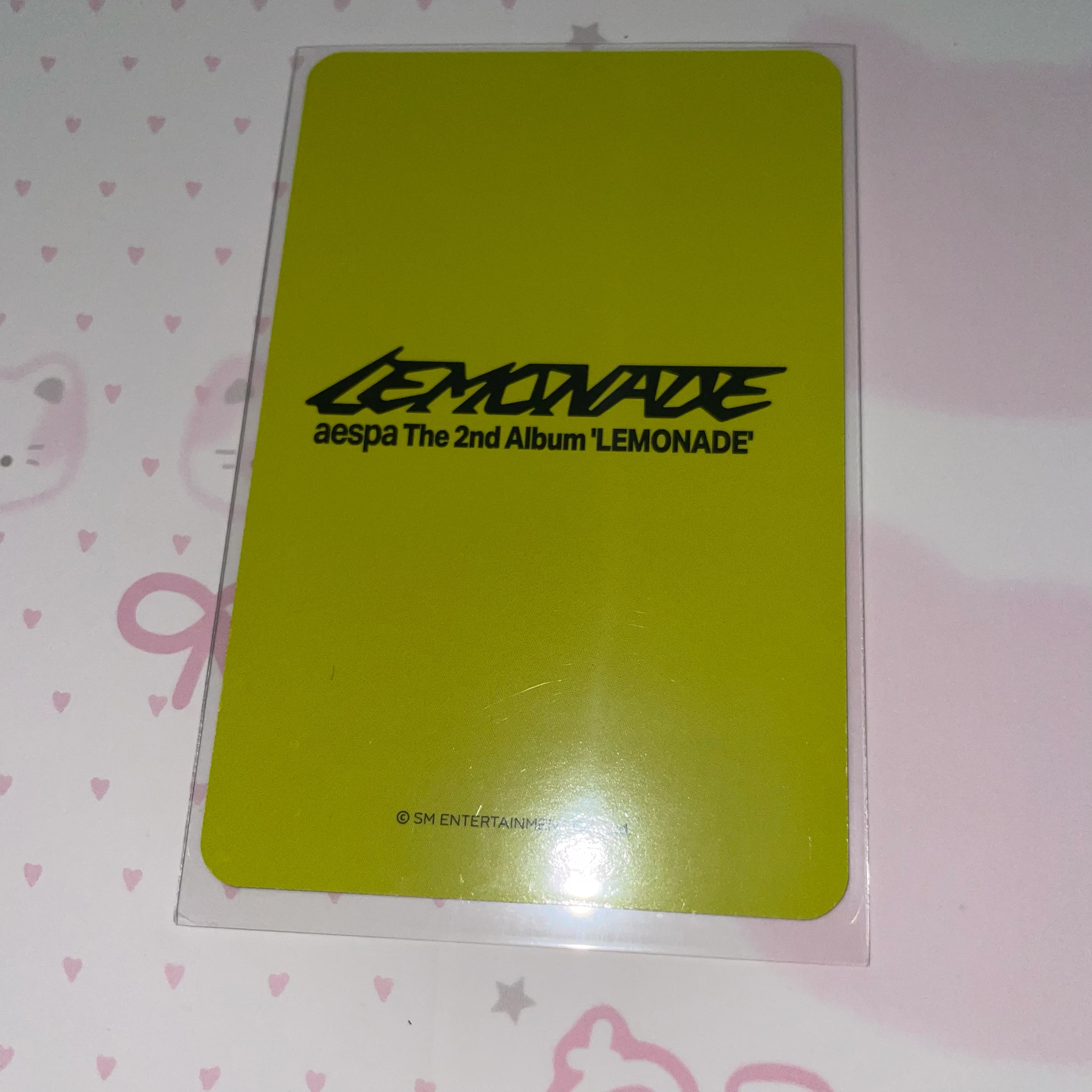 aespa Ningning aespa - Ningning - Lemonade Album pob (pre-order benefit) withmuu listing photo 2