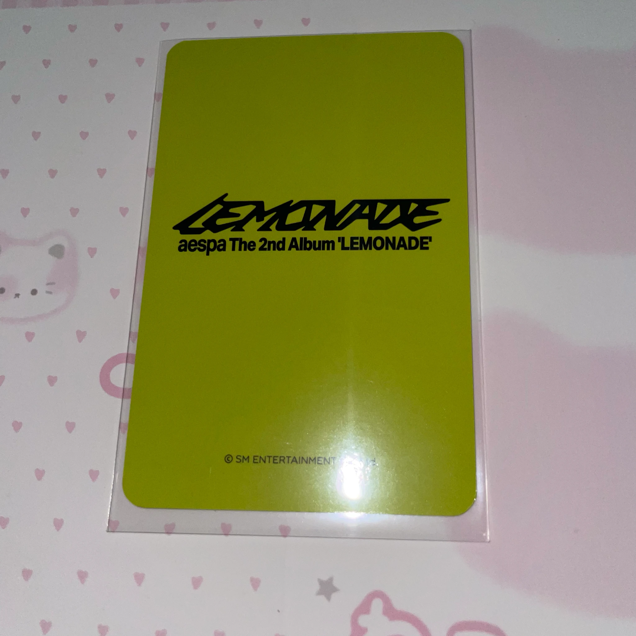 aespa Ningning aespa - Ningning - Lemonade Album pob (pre-order benefit) makestar acid version listing photo 2