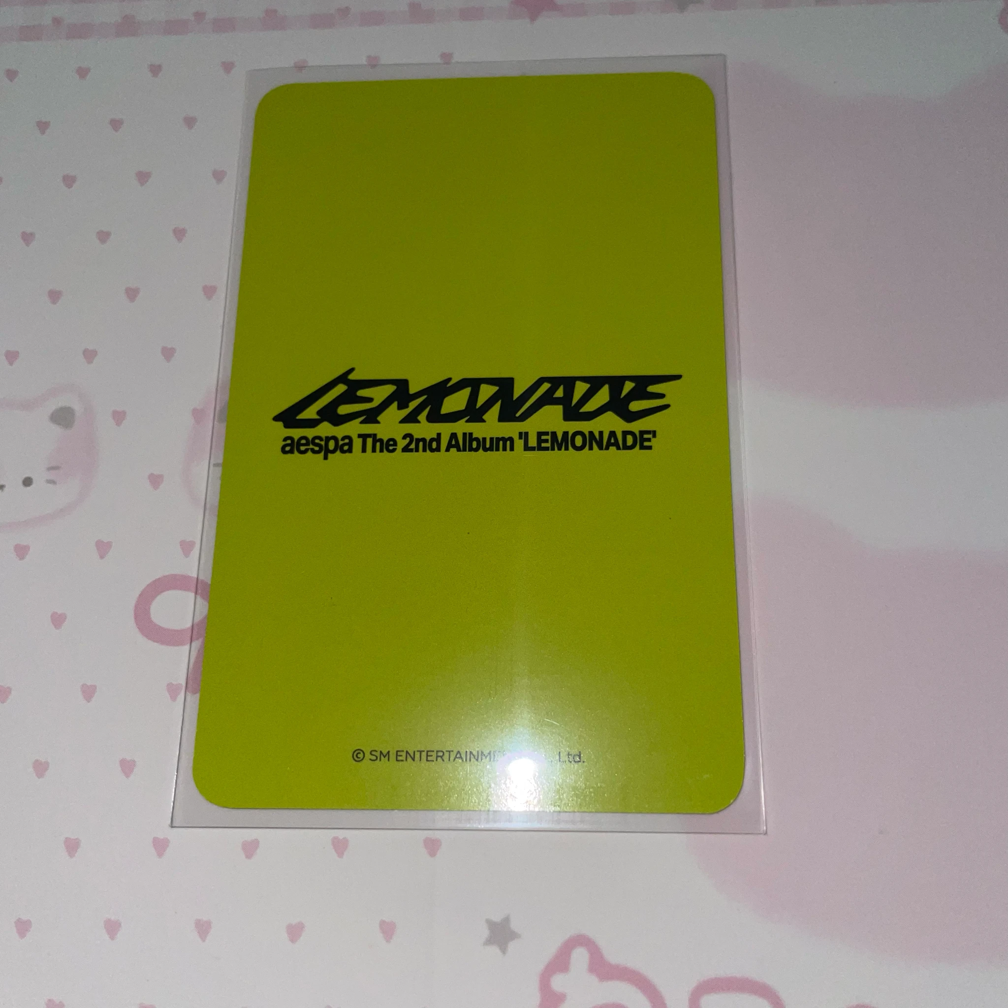 aespa Giselle aespa - Giselle - Lemonade Album pob (pre-order benefit) ktown4u acid version listing photo 2