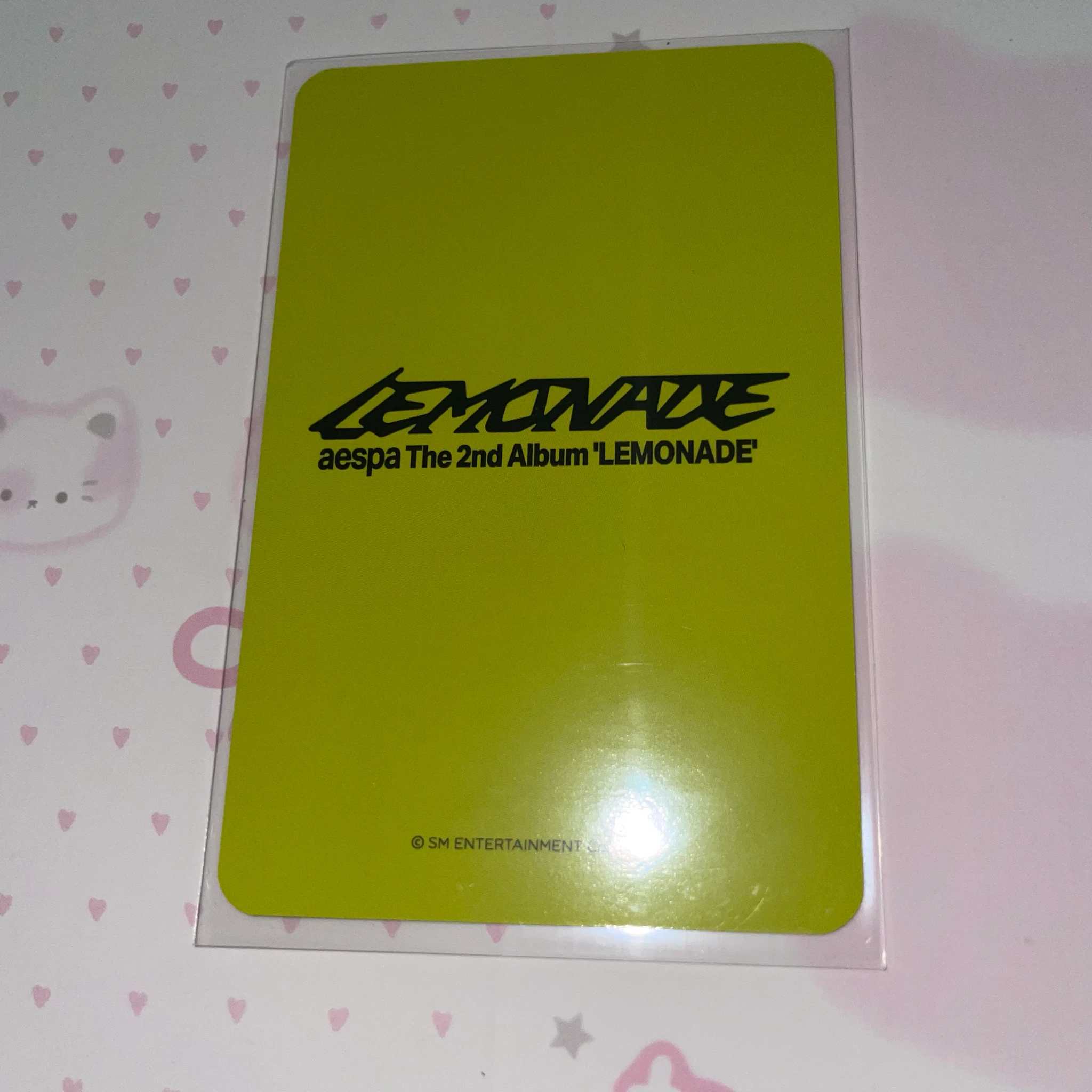 aespa Giselle aespa - Giselle - Lemonade Album withmuu pob (pre-order benefit) listing photo 2