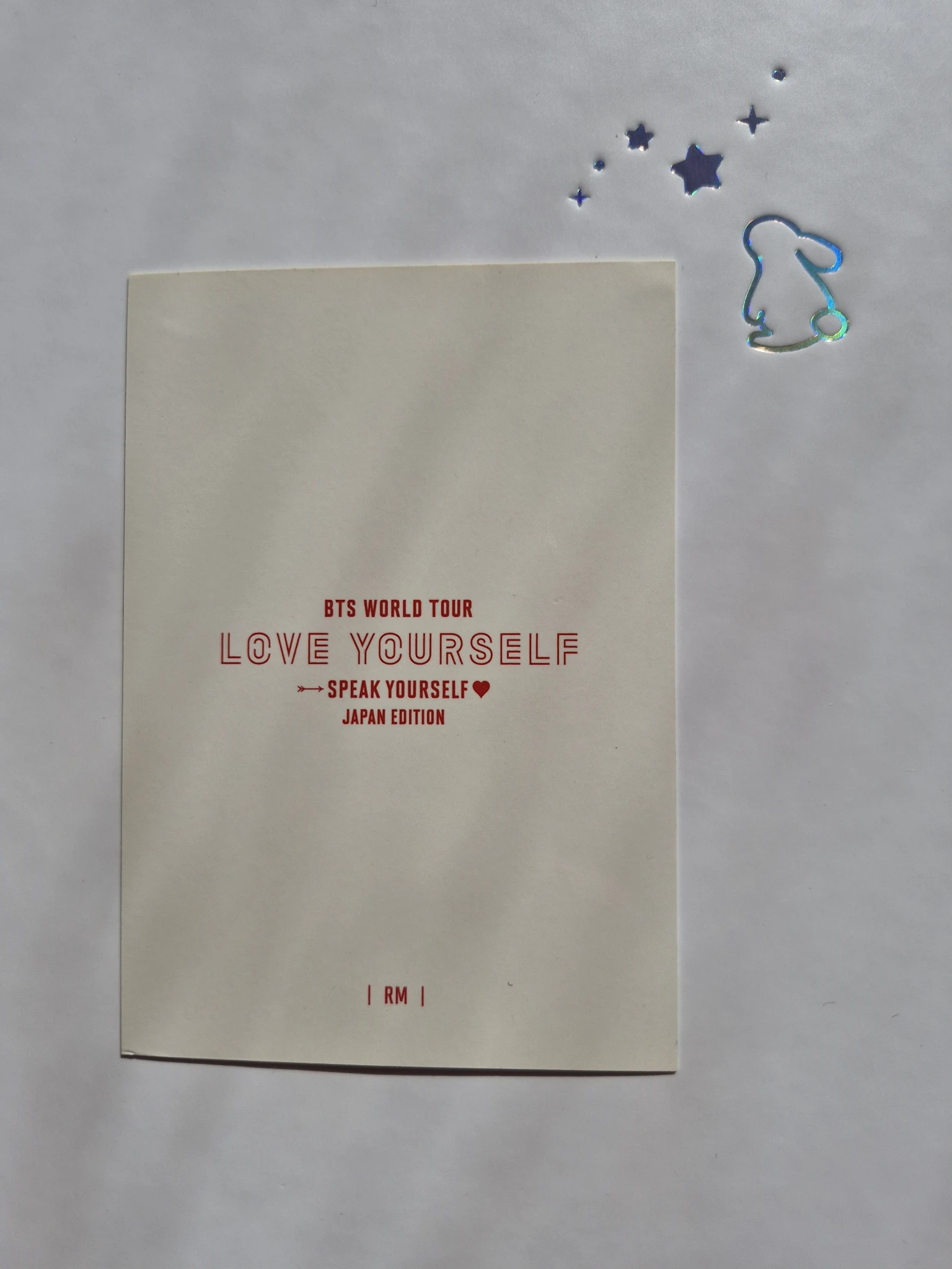 BTS RM BTS - RM - LY: Speak Yourself Tour Event merch photocard coin pouch listing photo 2