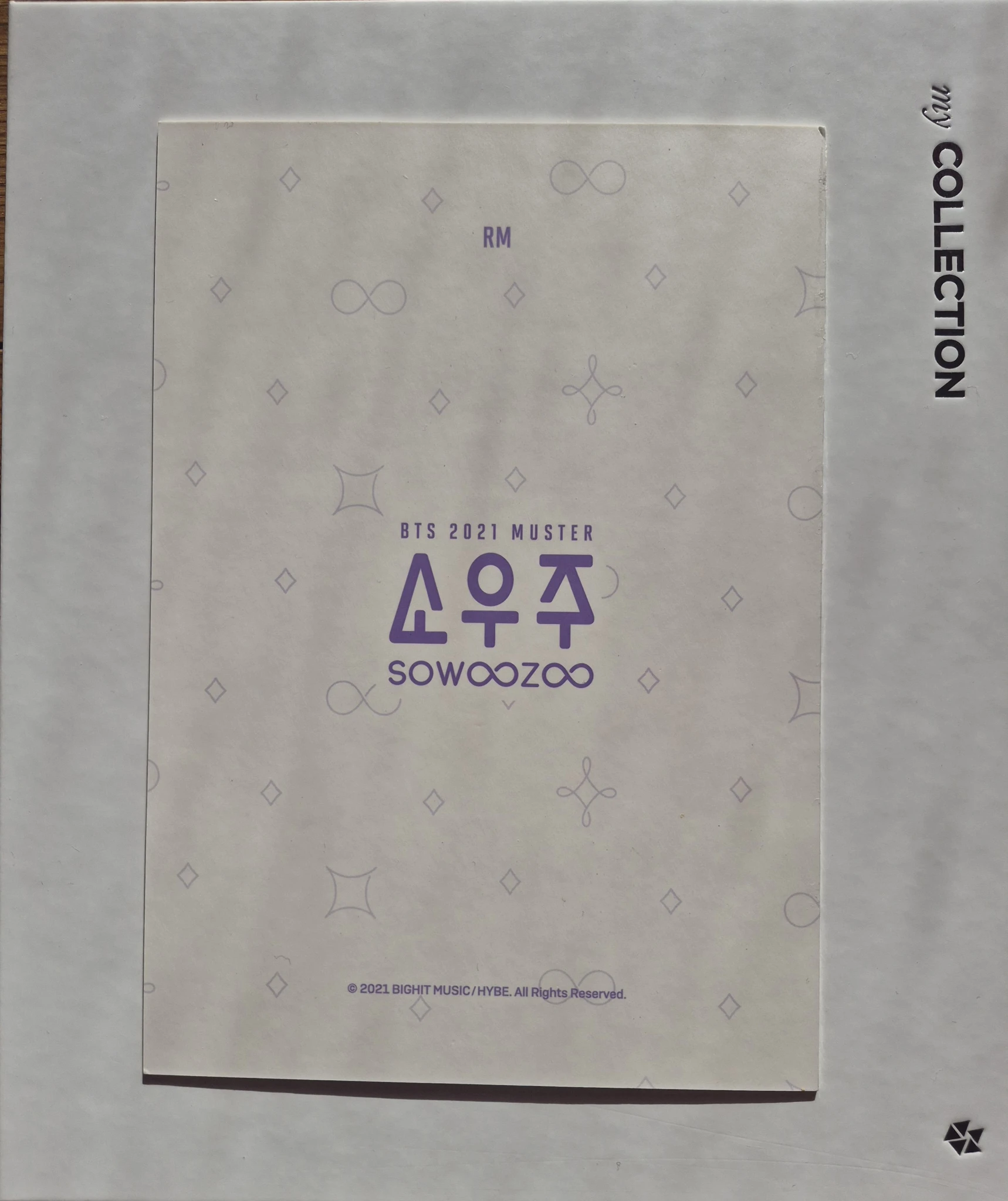 BTS RM BTS - RM - 2021 Muster Sowoozoo Event postcard listing photo 2