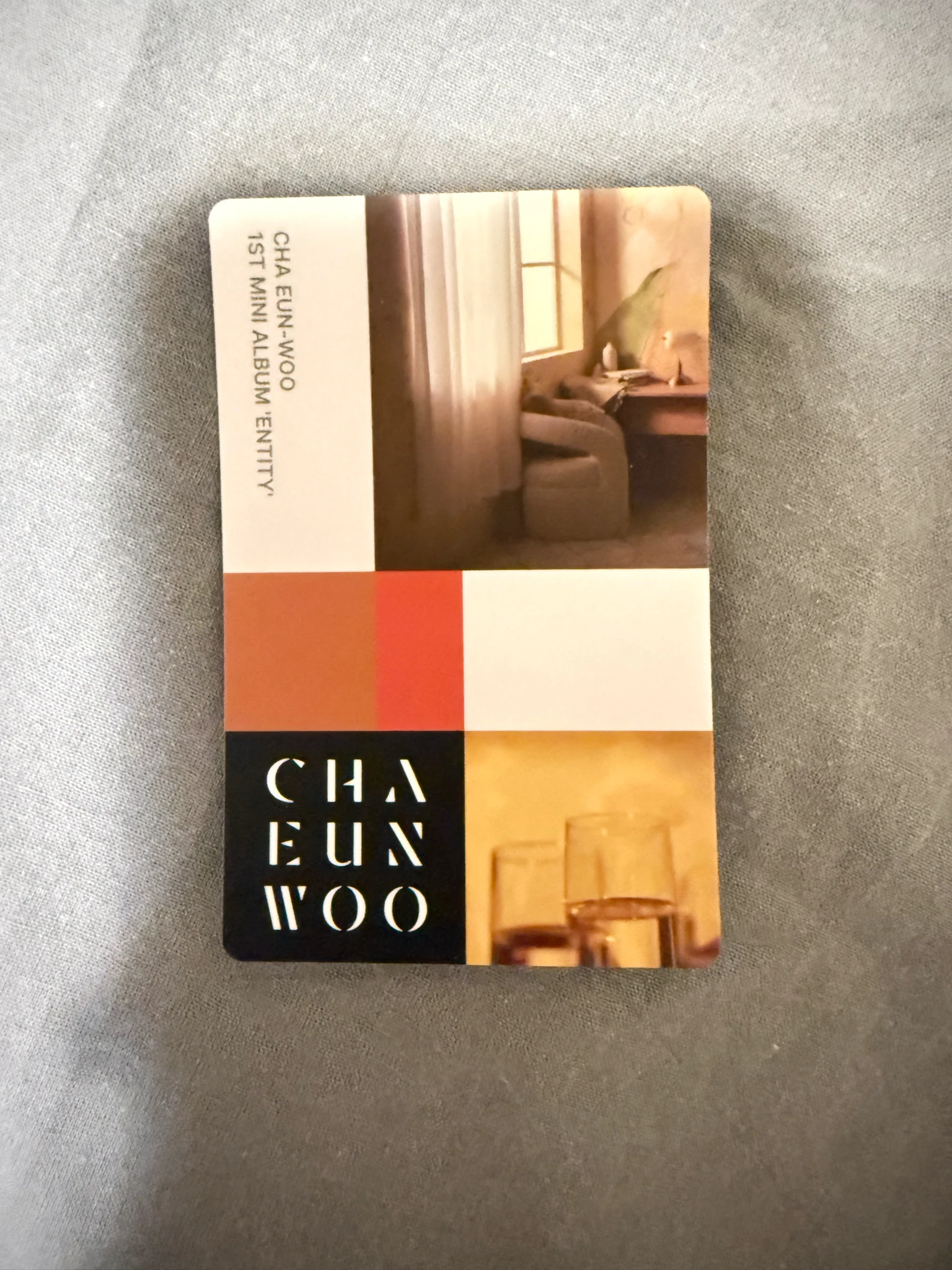 ASTRO Cha Eun-woo ASTRO - Cha Eunwoo - Entity (Cha Eunwoo Solo)  Album album photocard equal version listing photo 2
