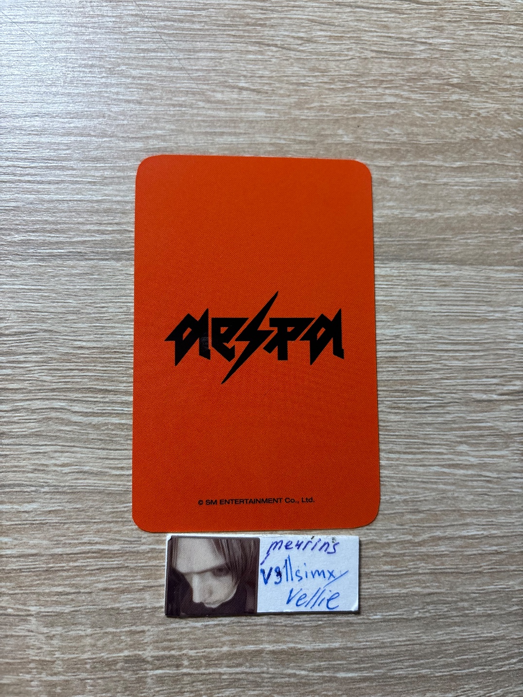 aespa Ningning aespa - Ningning - Rich Man Album ny music lucky draw listing photo 2