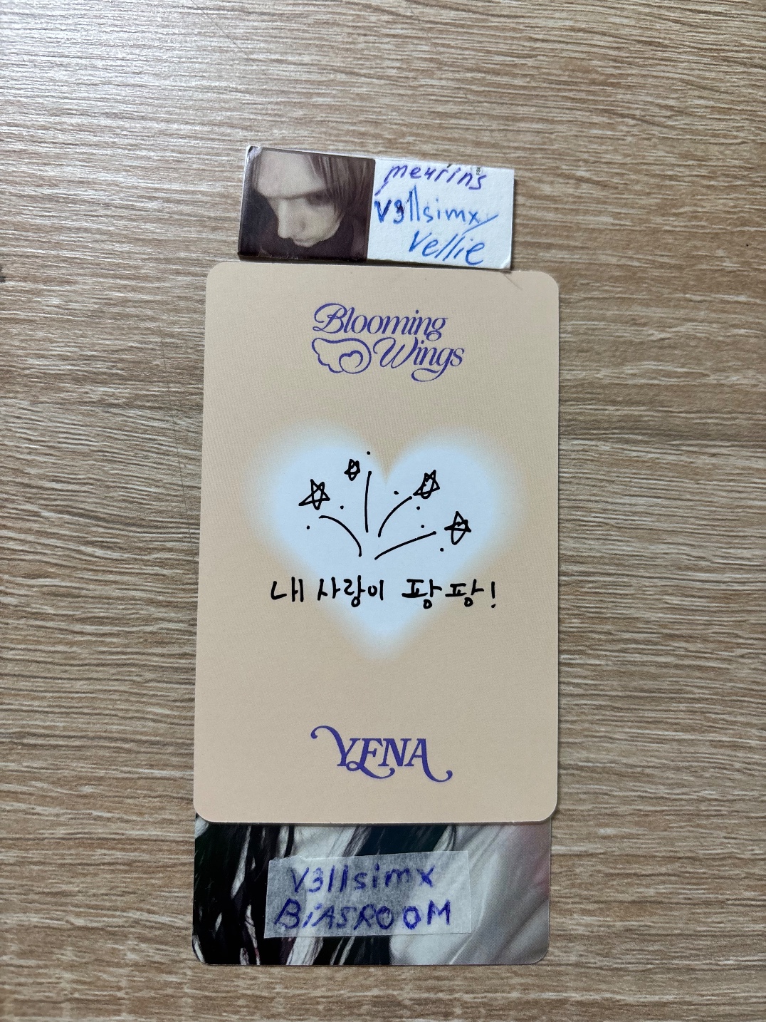 Yena Yena Yena - Yena - Blooming Wings Album album photocard listing photo 2