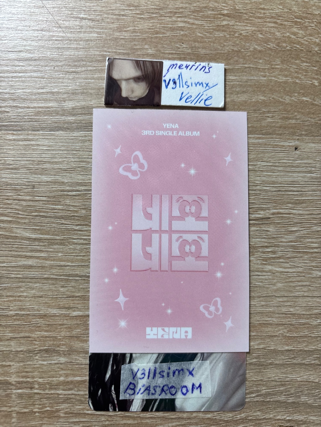 Yena Yena Yena - Yena - NEMONEMO Album album photocard plve version listing photo 2