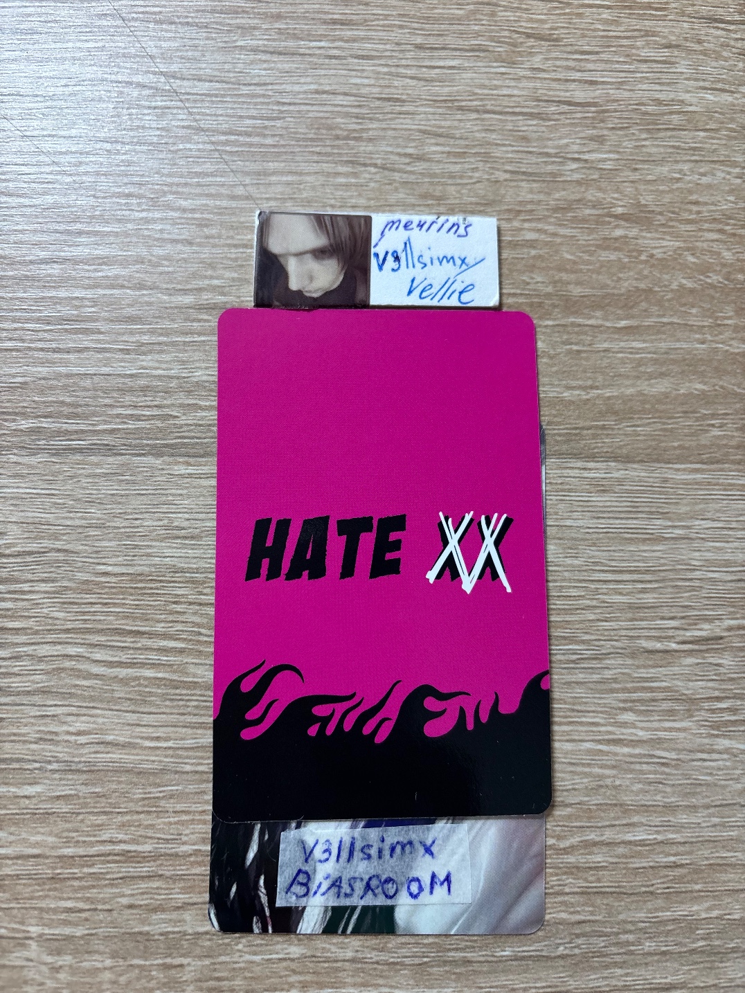Yena Yena Yena - Yena - HATE XX Album album photocard hate version listing photo 2