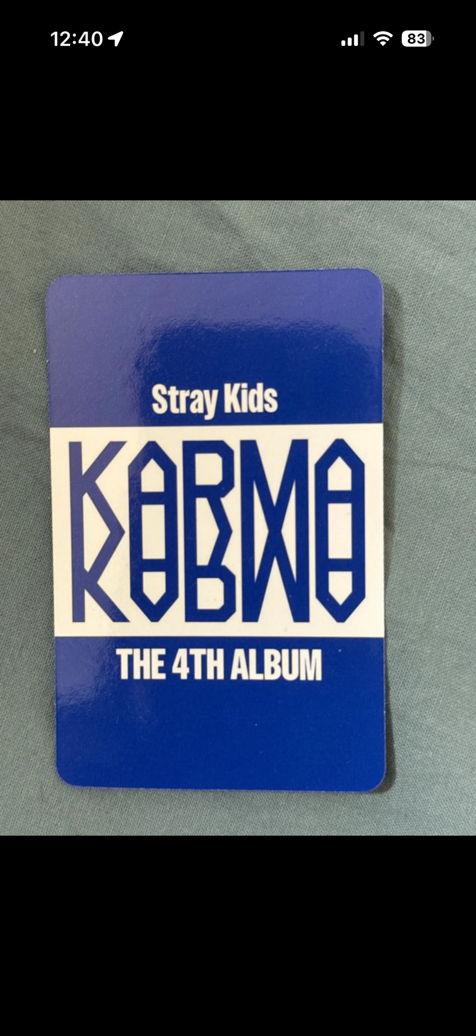 Stray Kids Seungmin Stray Kids - Seungmin - KARMA Album album photocard listing photo 2