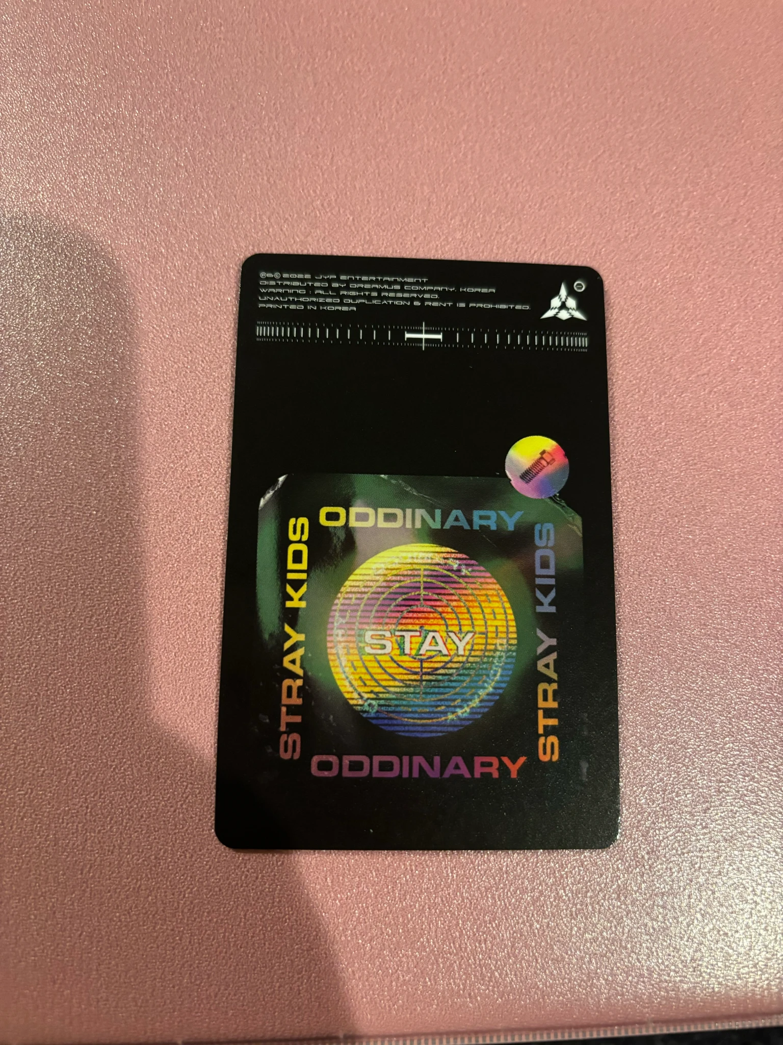 Stray Kids Stray Kids - Felix & I.N - Oddinary Album album photocard unit listing photo 2