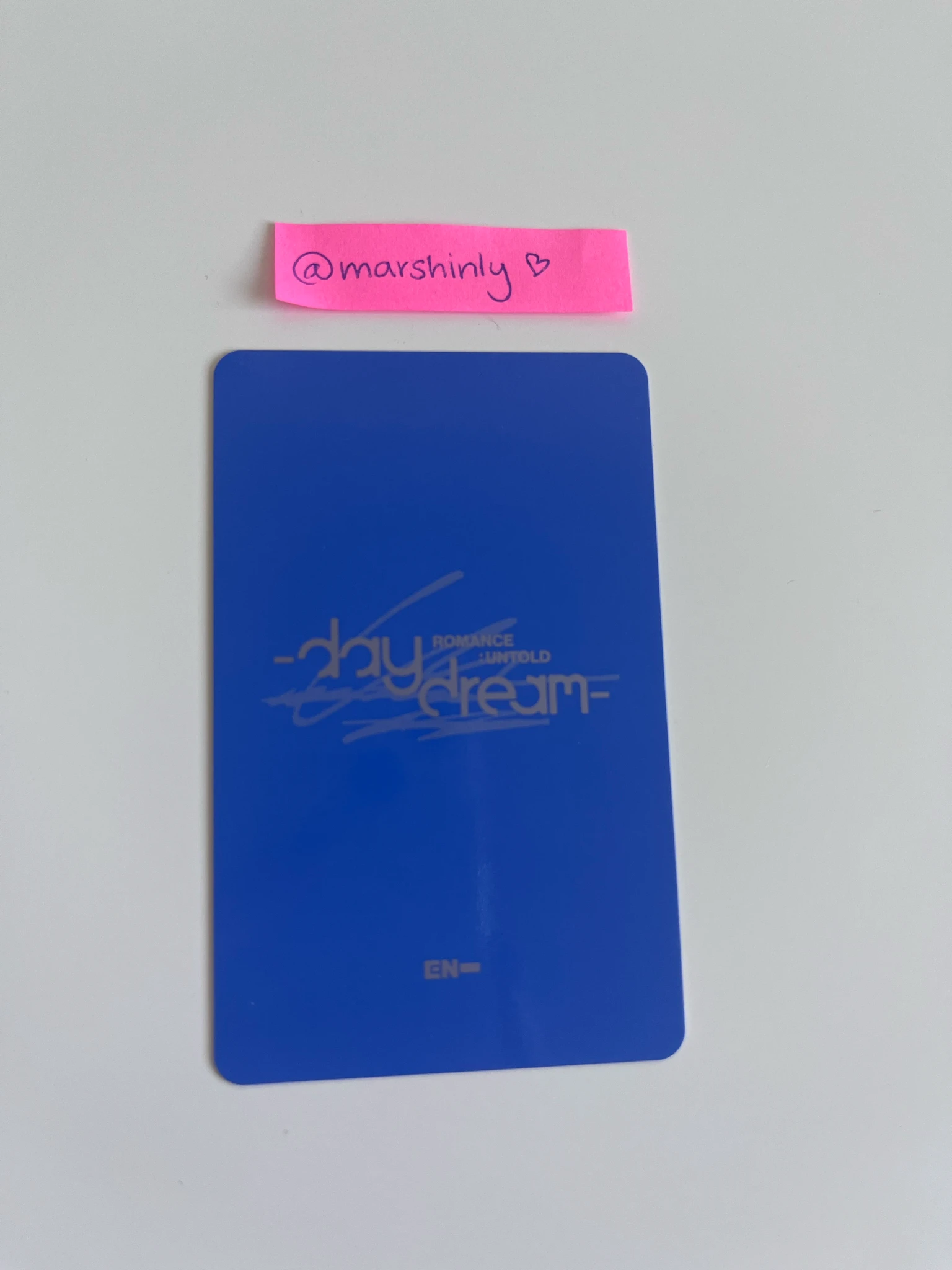 ENHYPEN Jungwon ENHYPEN - Jungwon - ROMANCE: UNTOLD-DAYDREAM- Album white midnight version album photocard listing photo 2