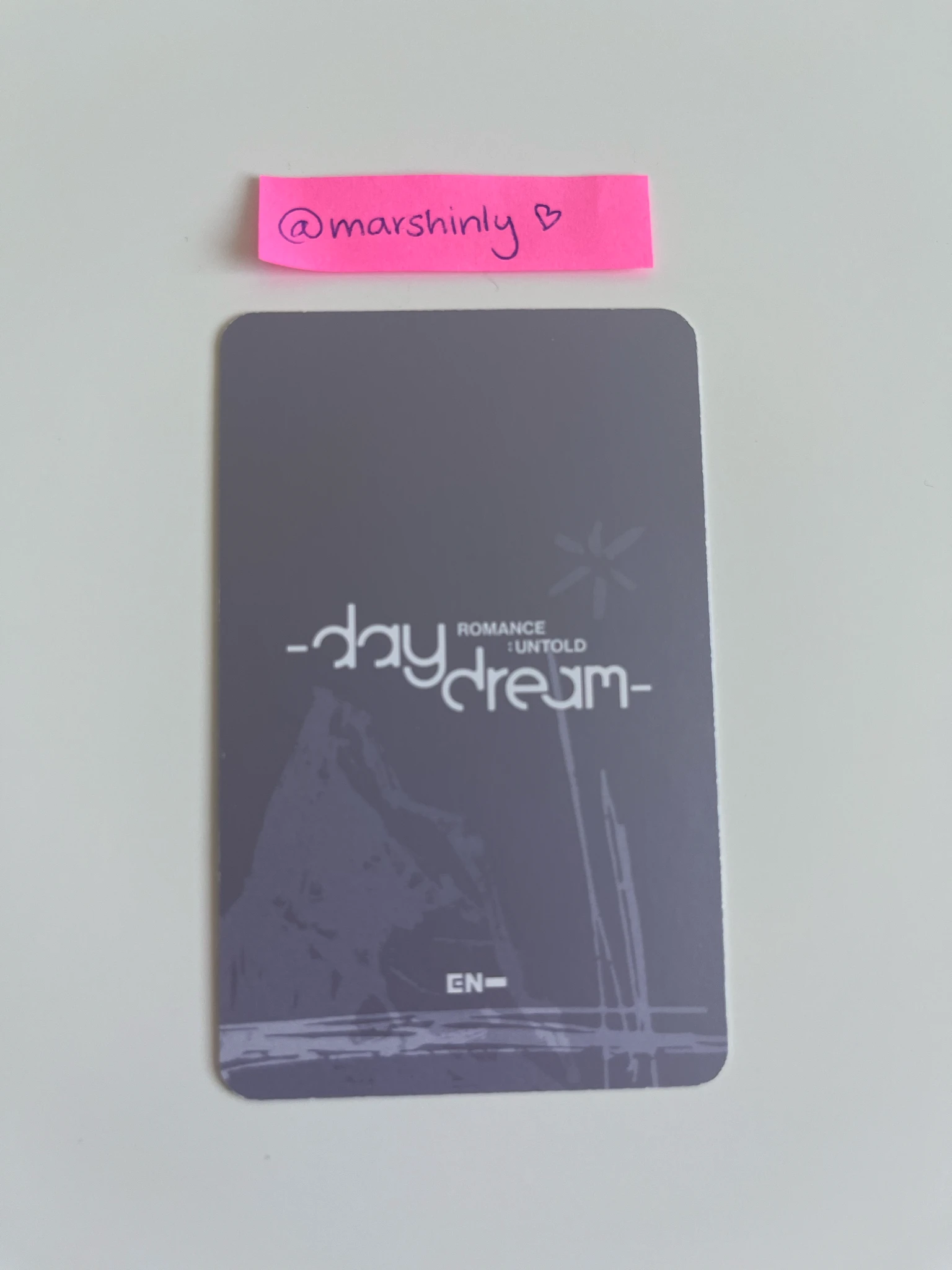 ENHYPEN Jungwon ENHYPEN - Jungwon - ROMANCE: UNTOLD-DAYDREAM- Album weverse album version B version korean album album photocard listing photo 2