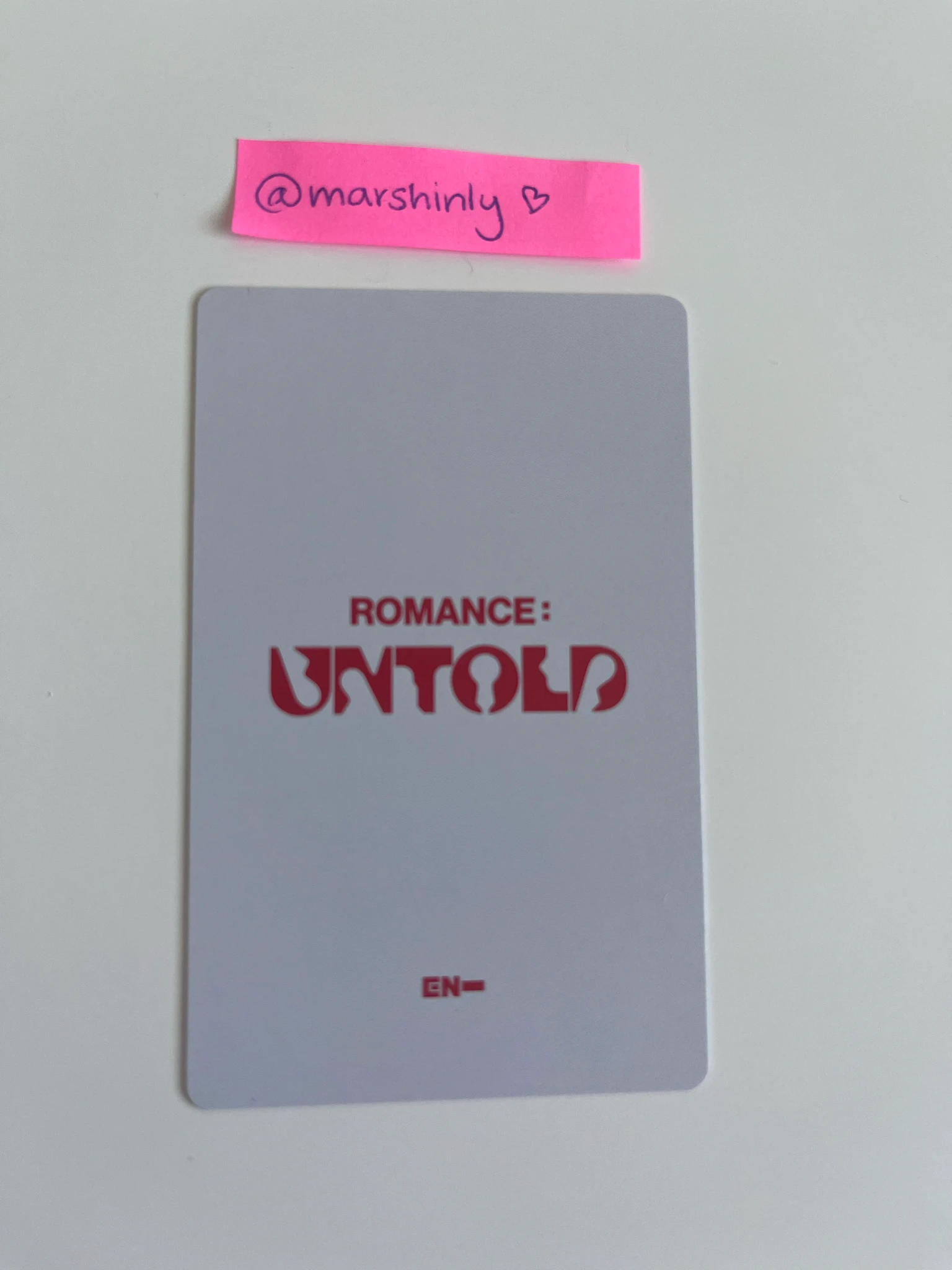 ENHYPEN Jake ENHYPEN - Jake - ROMANCE: UNTOLD Album weverse album version album photocard korean album A version listing photo 2