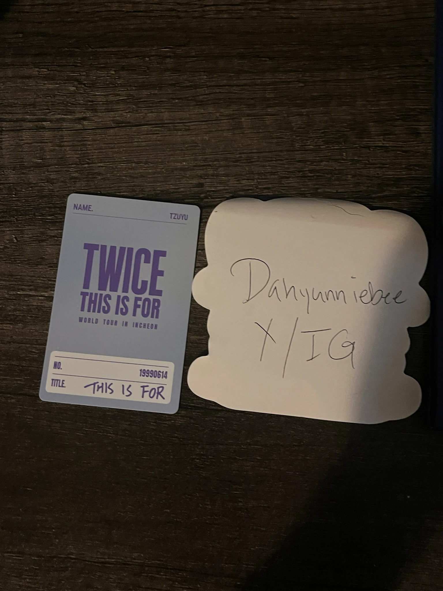 TWICE Tzuyu TWICE - Tzuyu - THIS IS FOR WORLD TOUR IN INCHEON DVD & BLU-RAY Other blu-ray version incheon photocard set dvd/blu-ray photocard listing photo 2