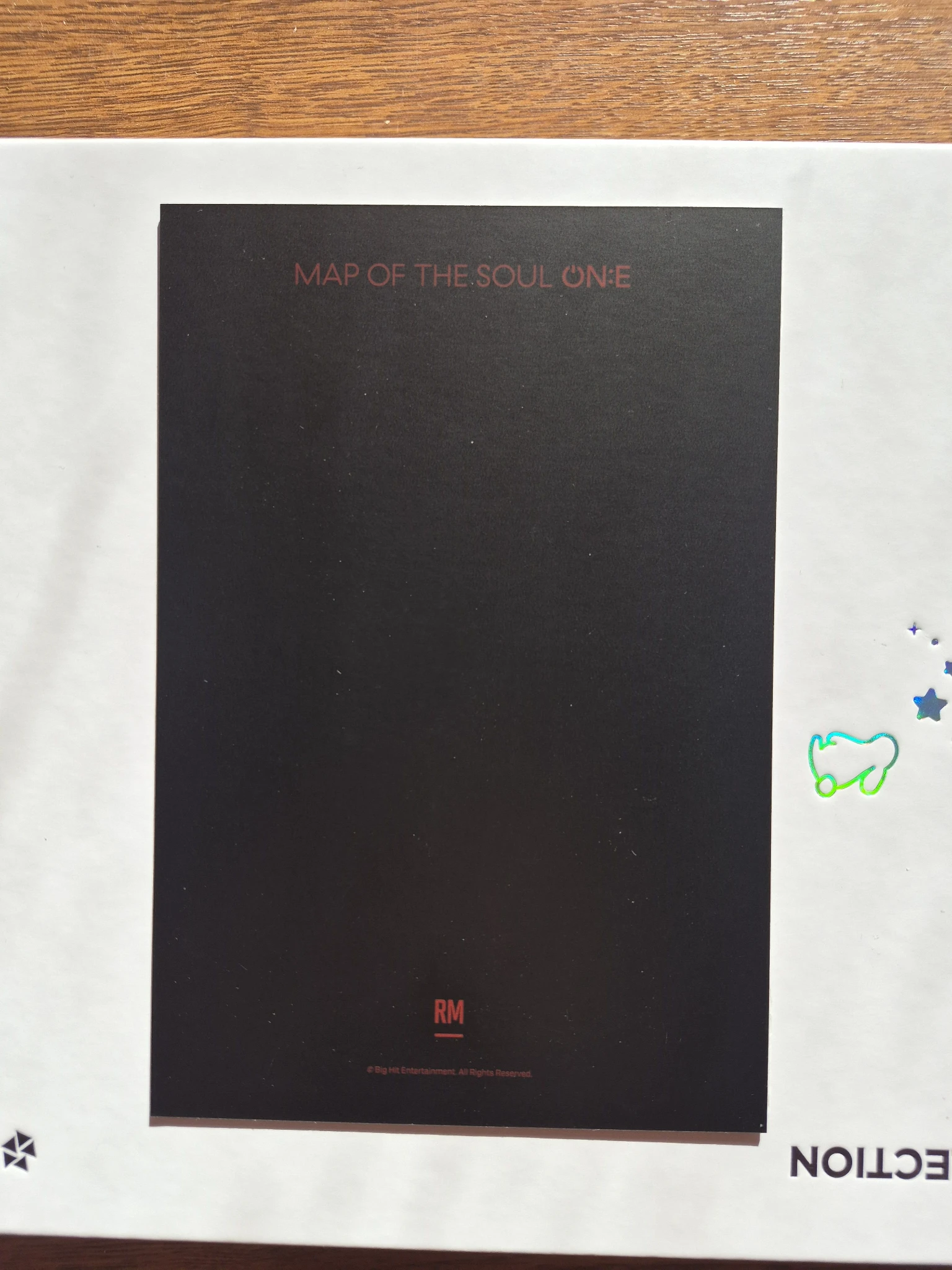 BTS RM BTS - RM - Map Of The Soul ON:E Event postcard listing photo 2