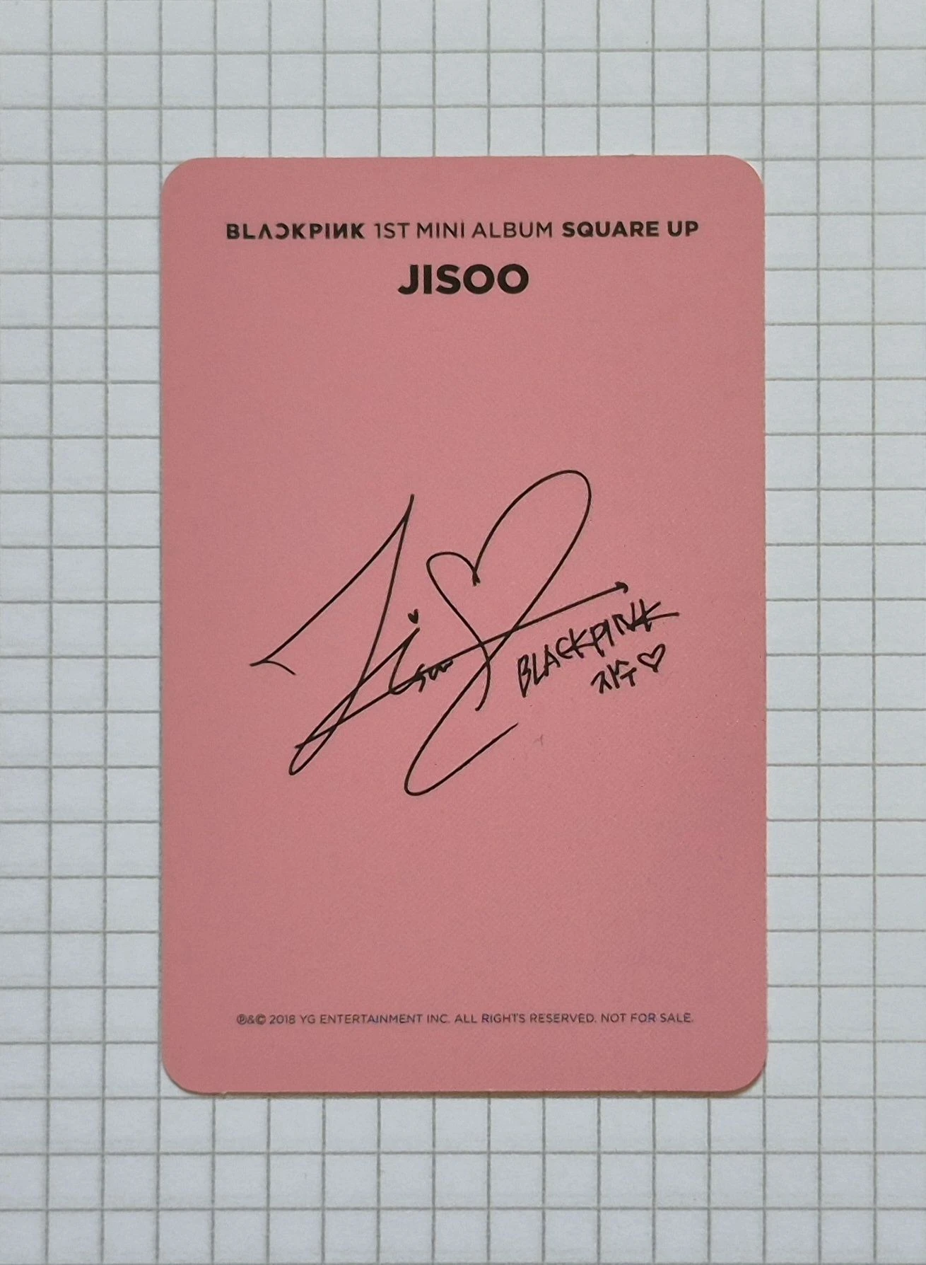 BLACKPINK Jisoo BLACKPINK-Jisoo-Album-Square Up listing photo 2