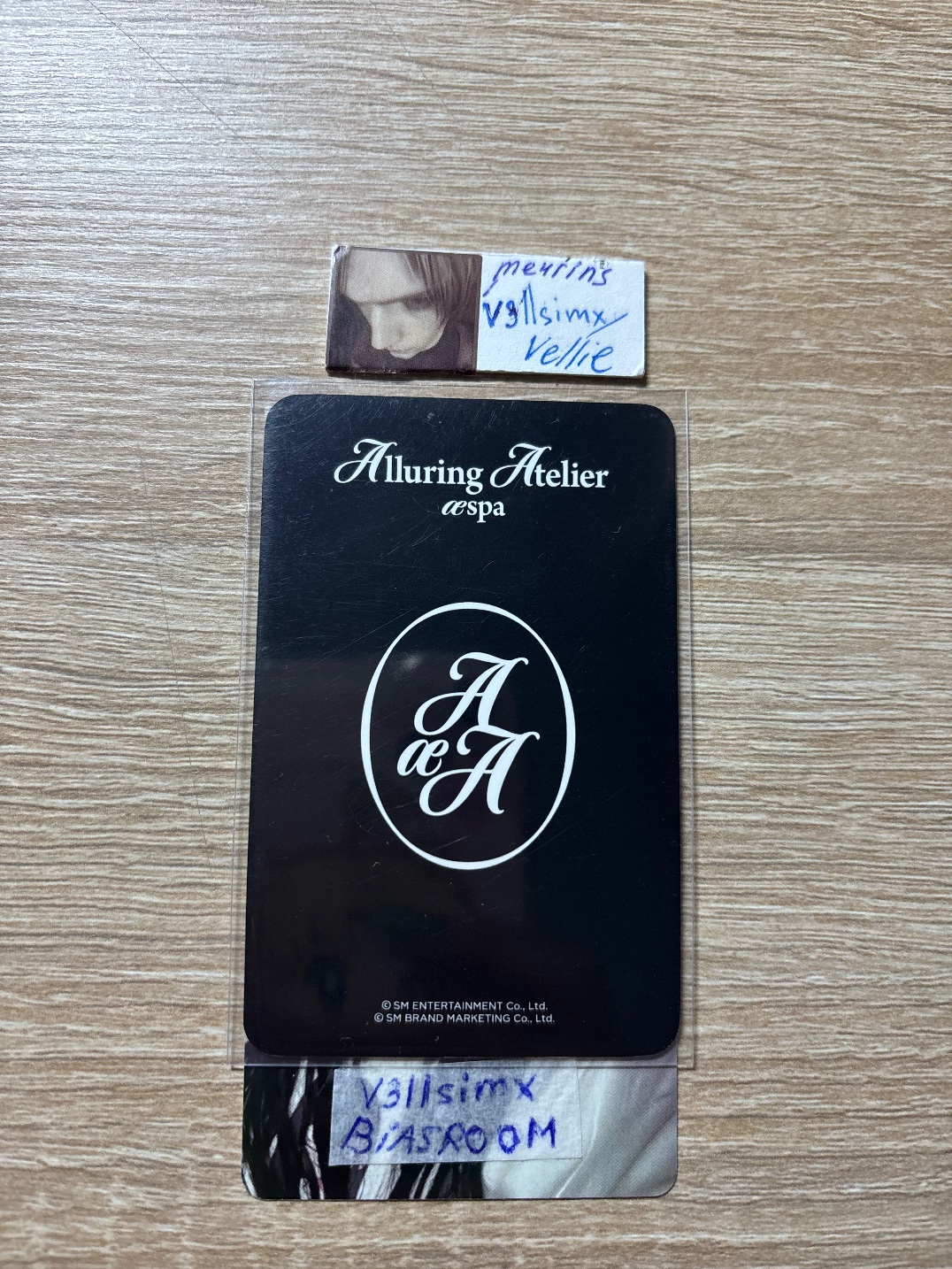aespa Ningning aespa - Ningning - Aespa x Alluring Atelier  Other brand collaboration merch photocard trading card listing photo 2