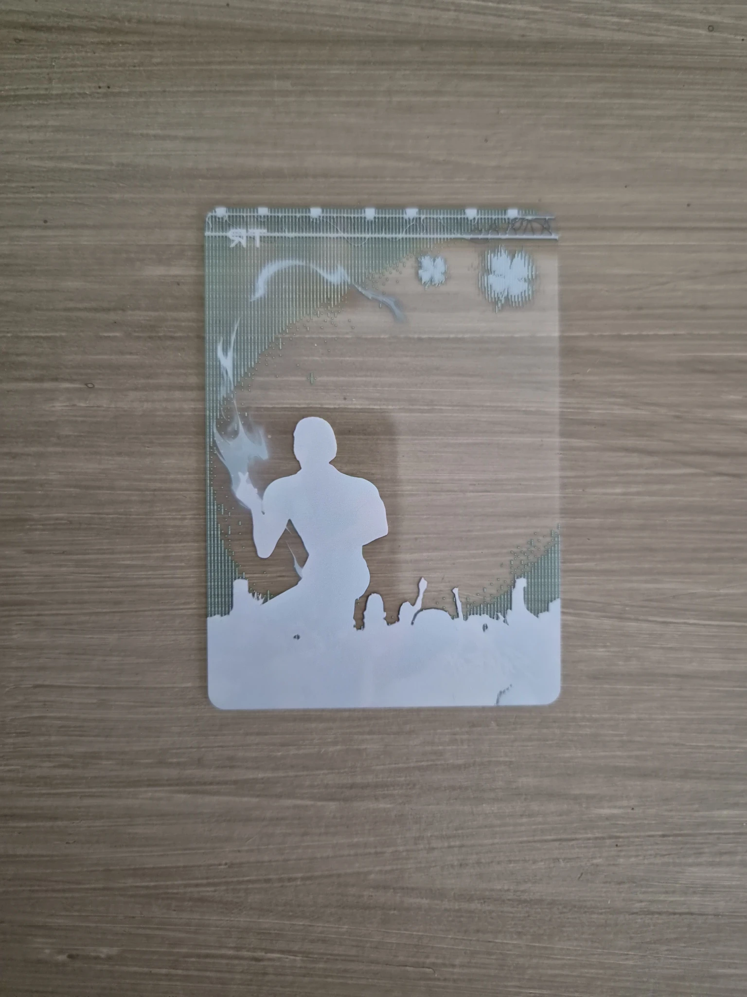 KPop Demon Hunters Abby Saja KPop Demon Hunters - Abby Saja - Kayou x KDH Collectable Trading Cards Other brand collaboration trading card energy version transparent listing photo 2