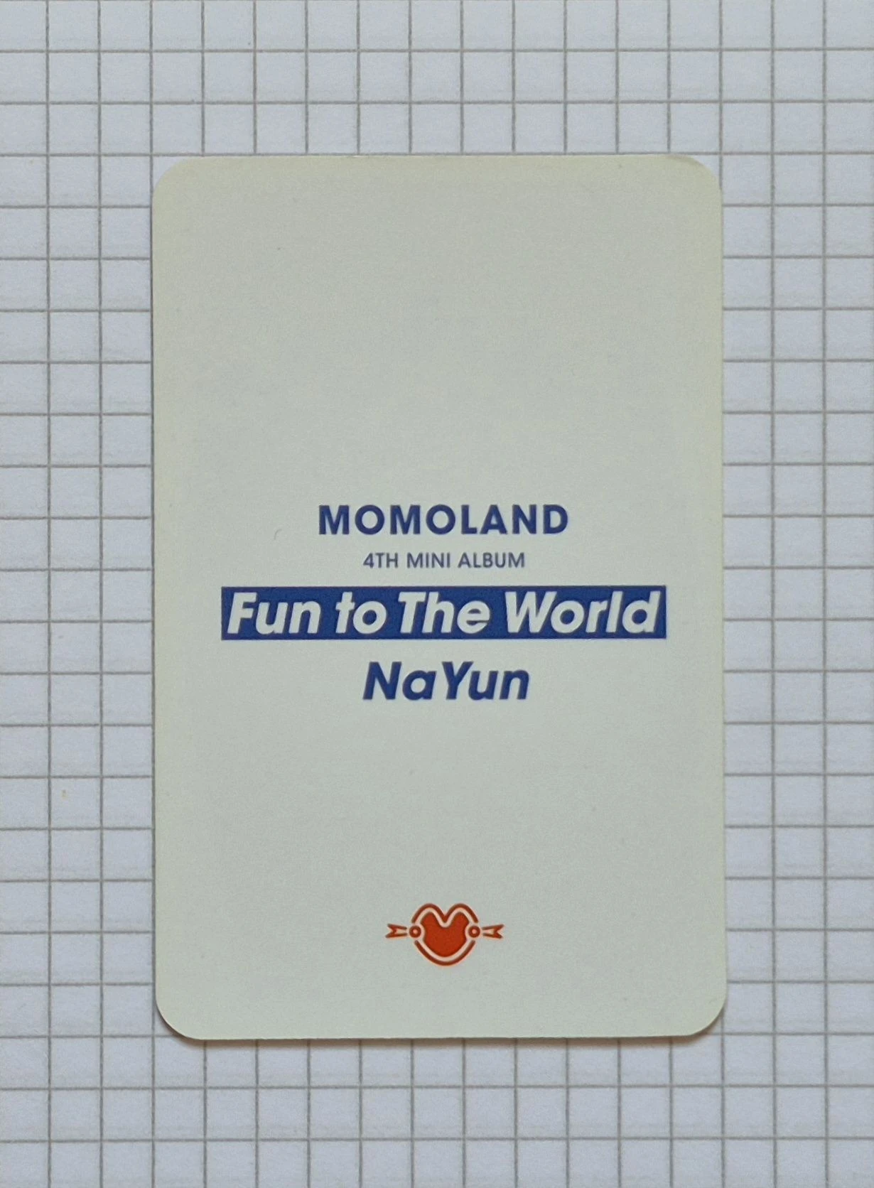 MOMOLAND Nayun MOMOLAND - Nayun - Fun to the World Album listing photo 2
