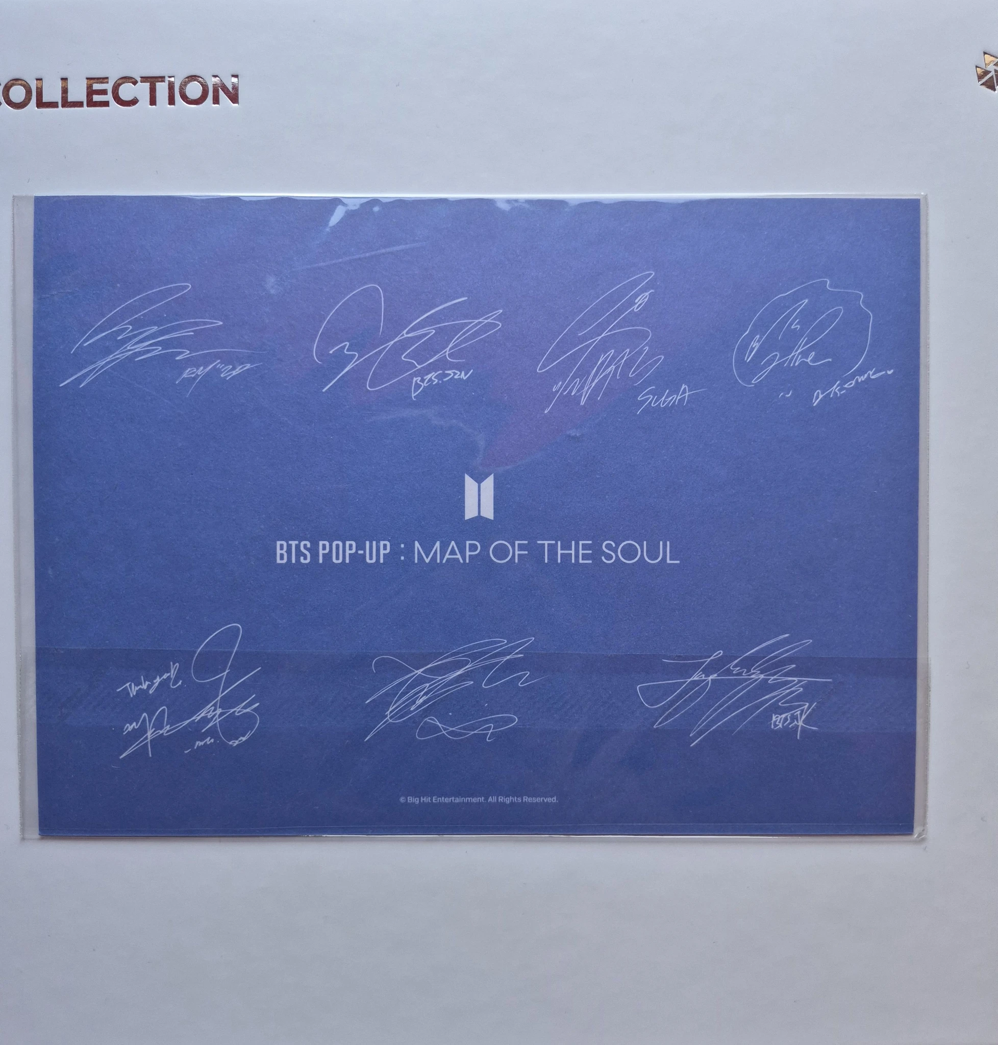 BTS BTS - BTS Pop-Up: Map Of The Soul Showcase Event postcard online purchase benefit event listing photo 2