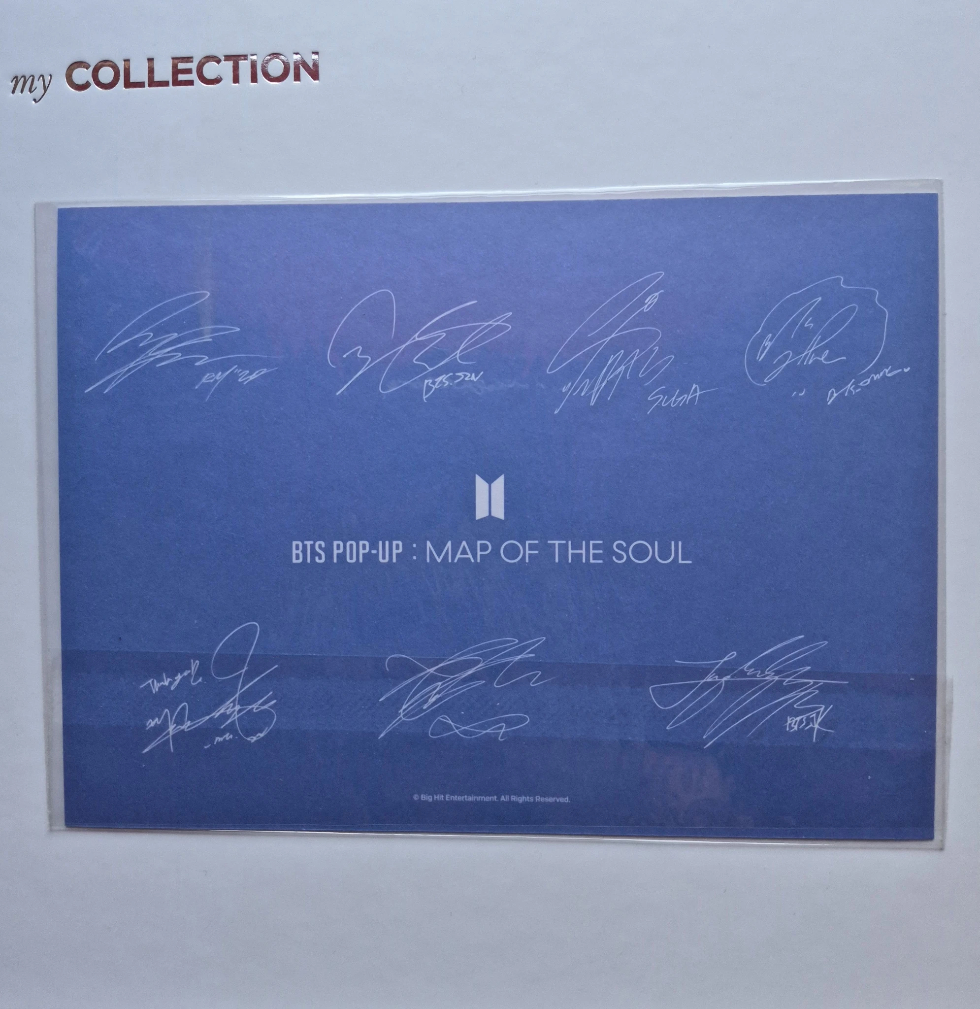 BTS BTS - BTS Pop-Up: Map Of The Soul Showcase Event postcard online purchase benefit event listing photo 2
