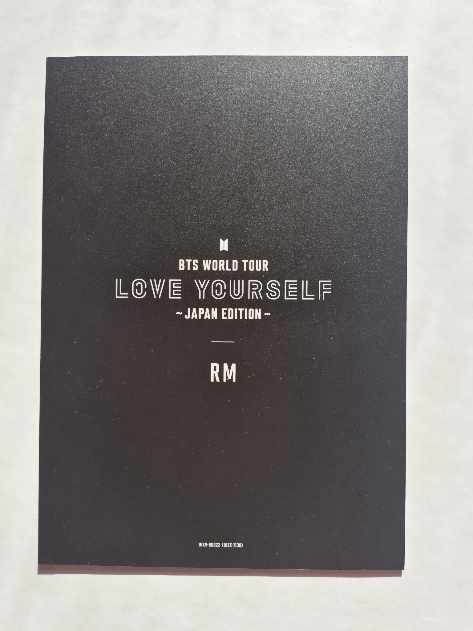 BTS RM BTS - RM - Love Yourself Japan Edition DVD Other postcard bluray version limited edition listing photo 2