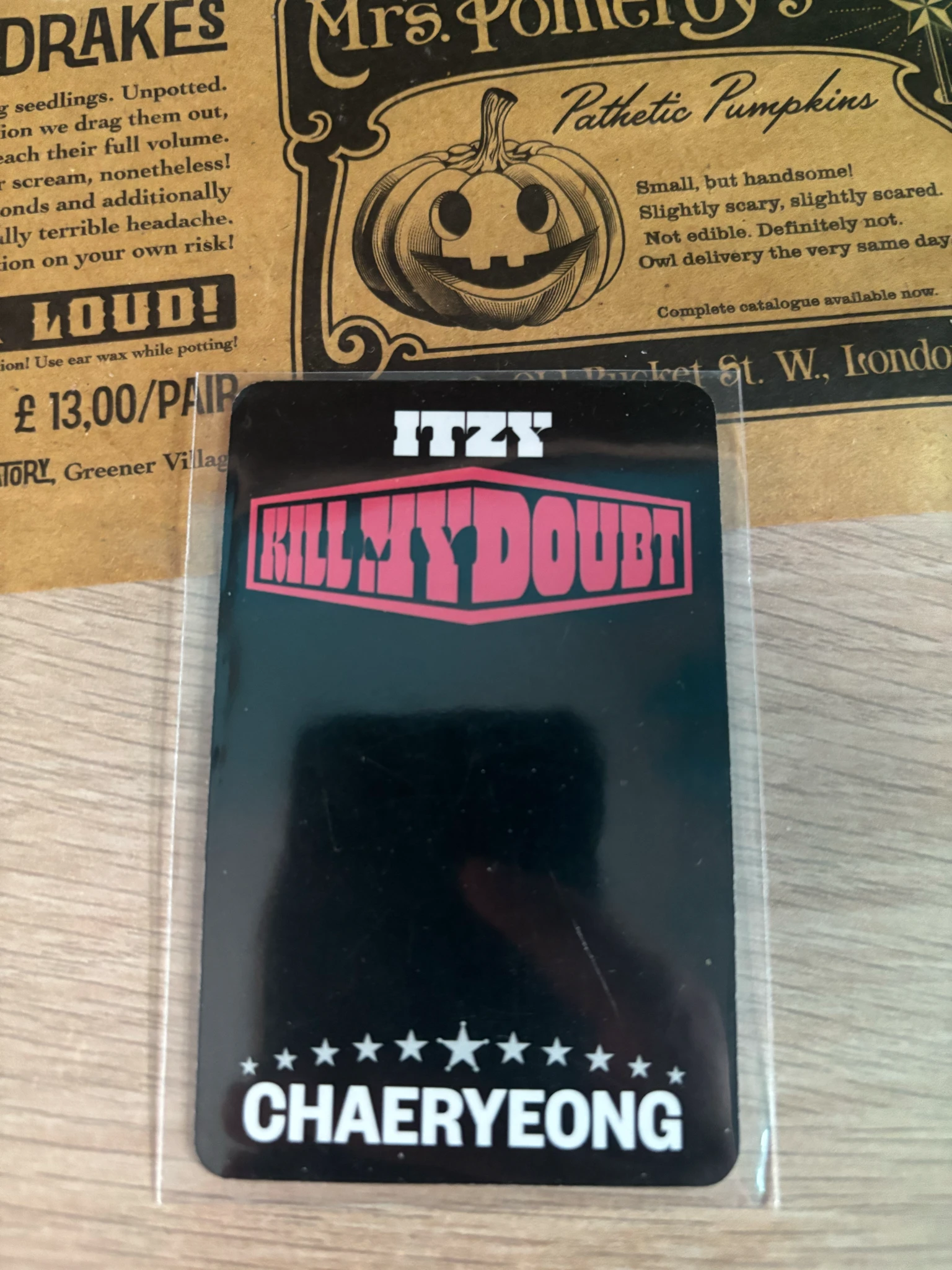 ITZY Chaeryeong ITZY - Chaeryeong - KILL MY DOUBT Album album photocard listing photo 2