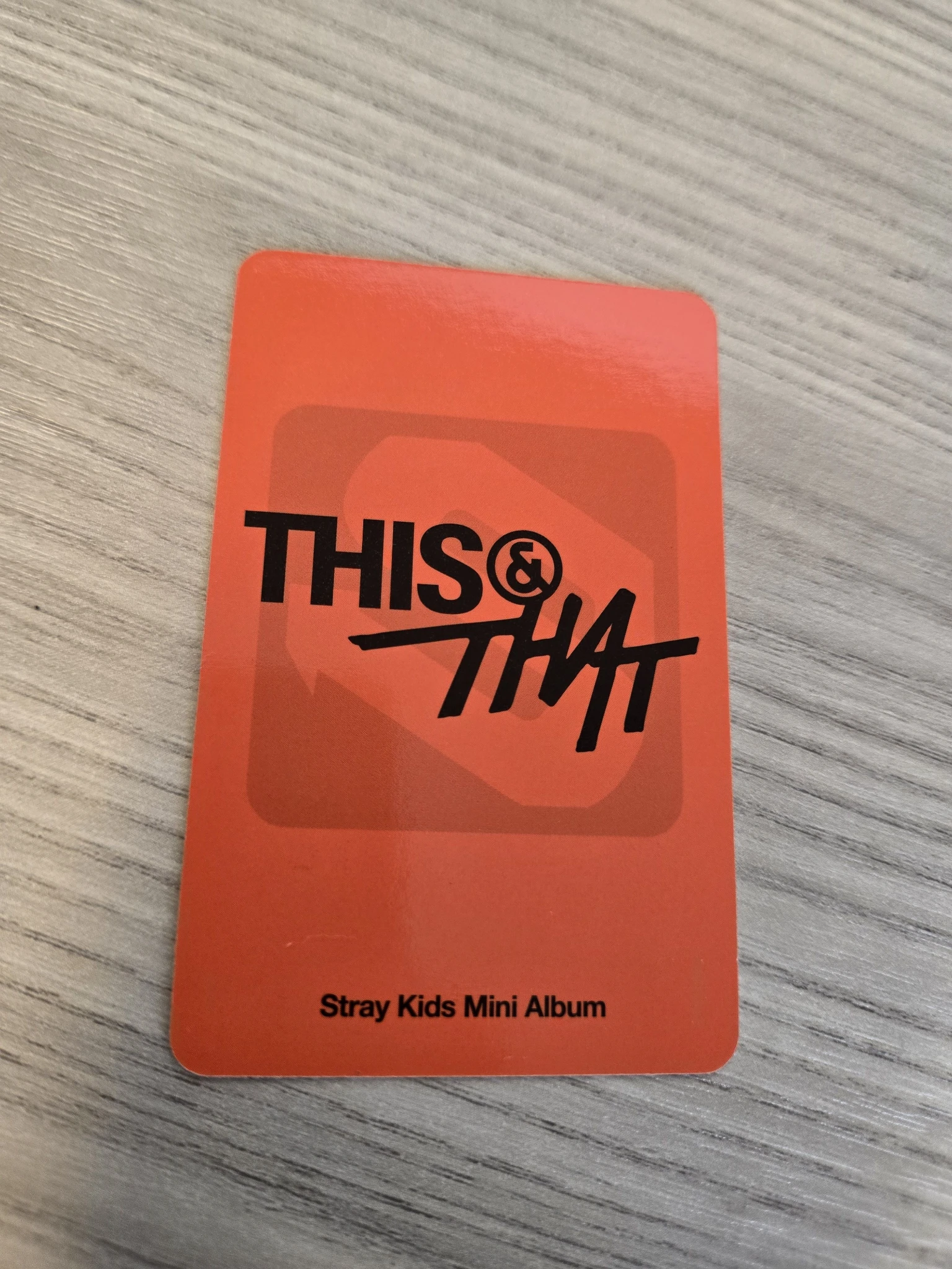Stray Kids Felix Stray Kids - Felix - This & That Album album photocard fanclub version listing photo 2