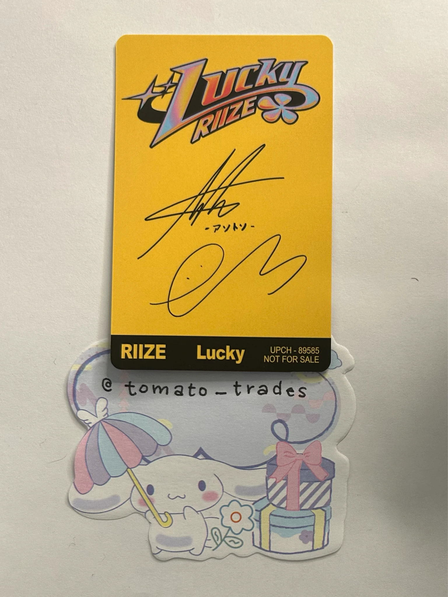 RIIZE  RIIZE  - Anton & Eunseok - Lucky Album listing photo 2